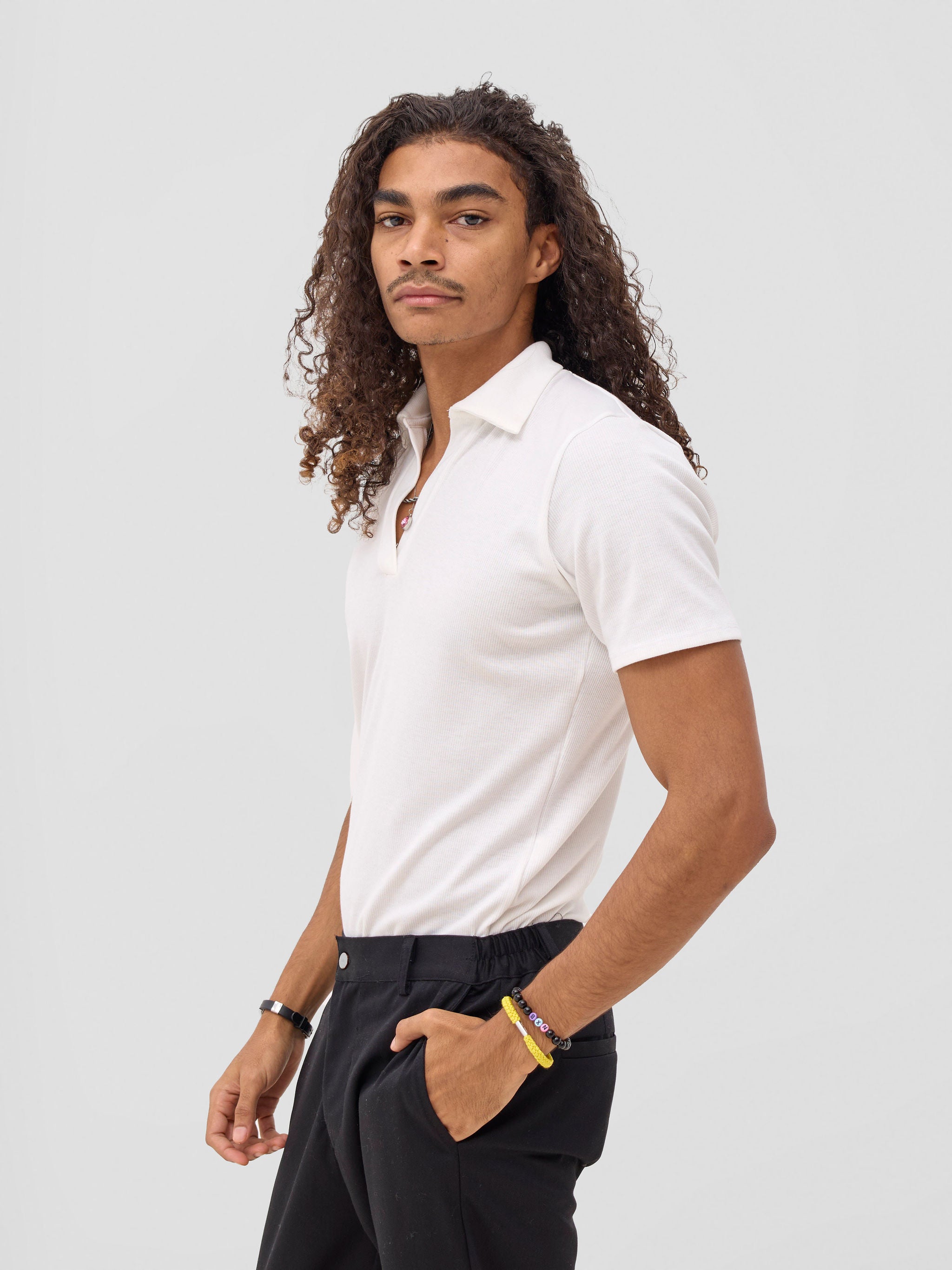 Zoya Sadira Men's Polo T-Shirt - White