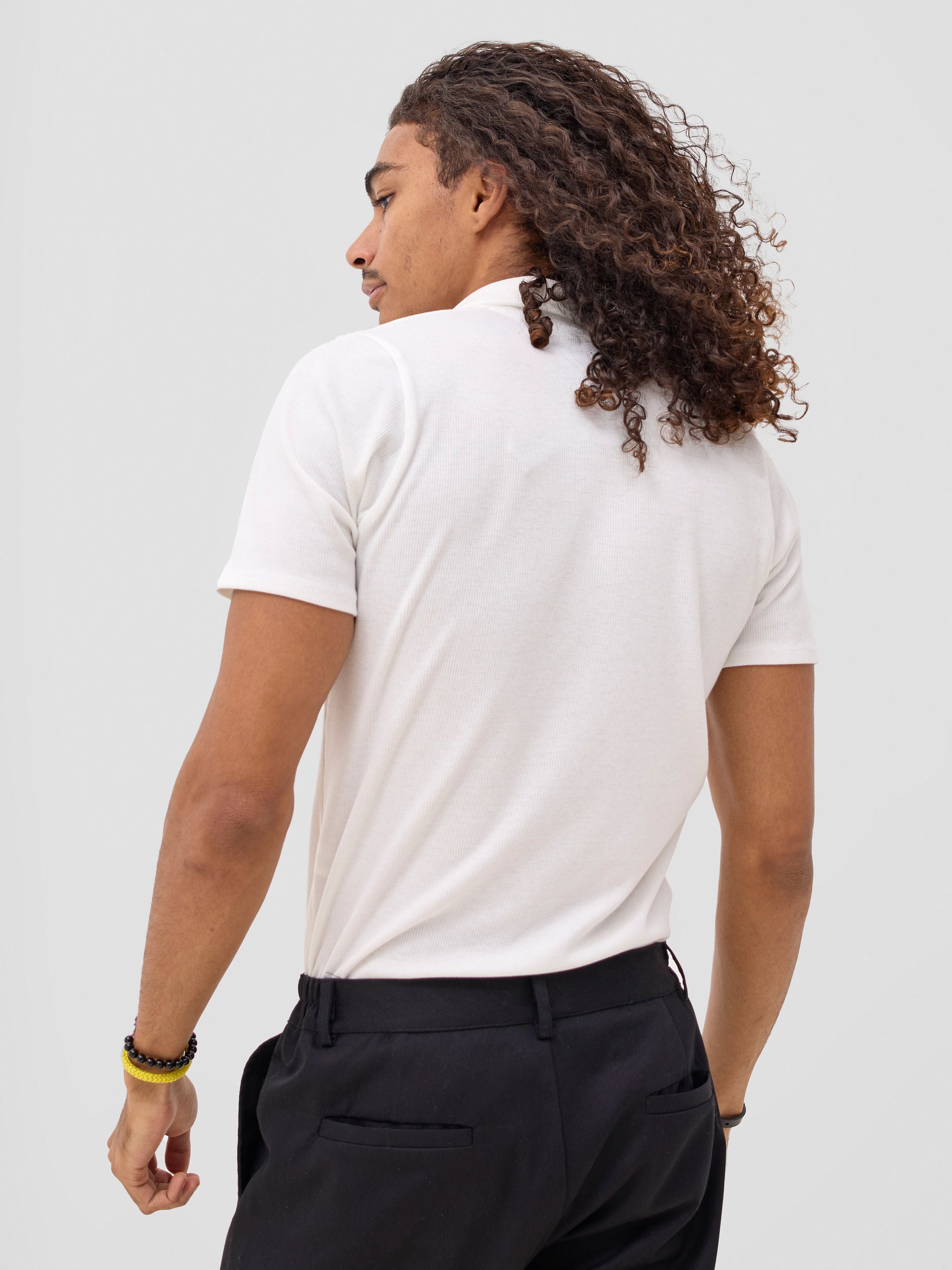 Zoya Sadira Men's Polo T-Shirt - White
