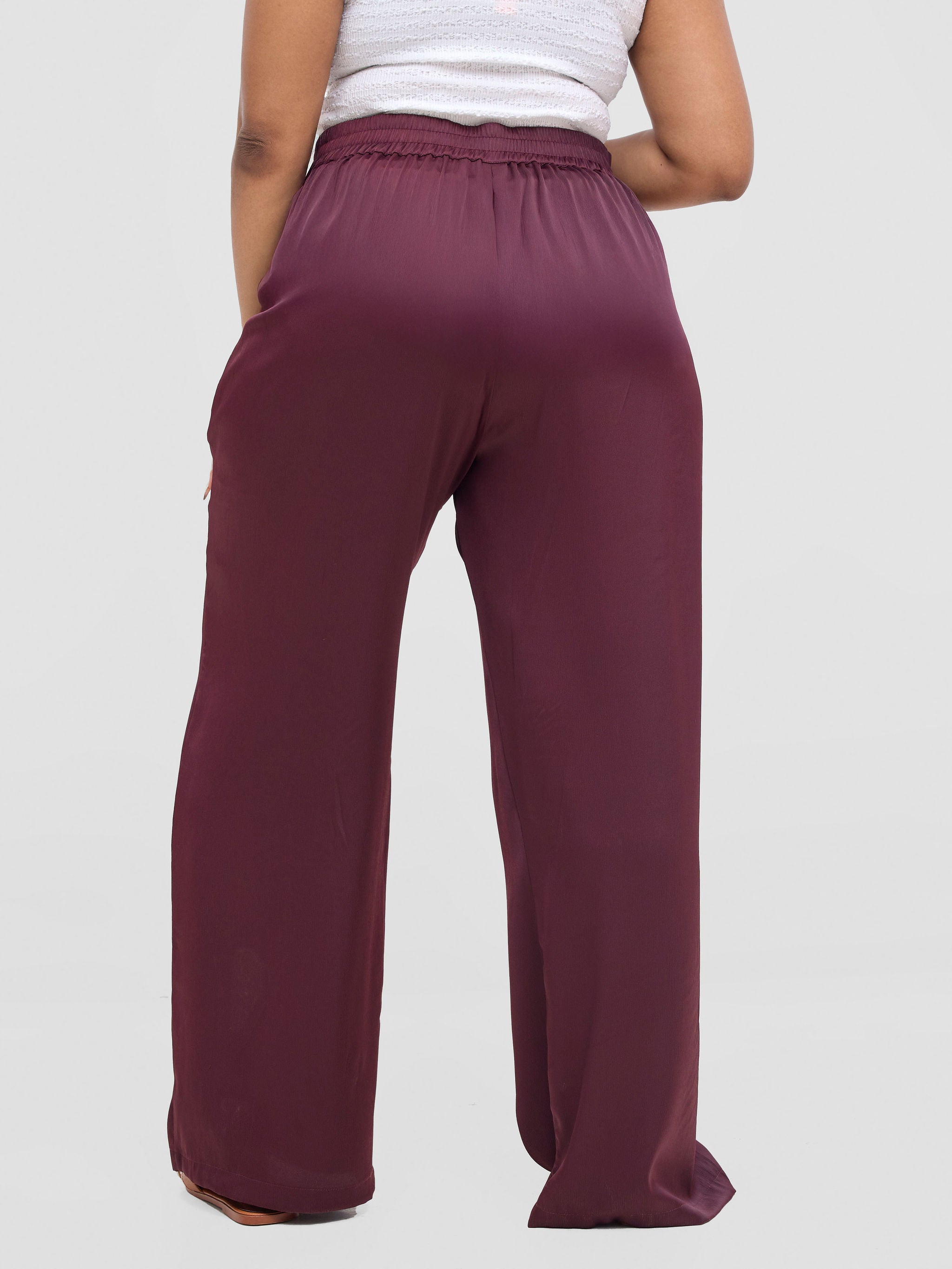Vivo Tahisa Straight Leg Pants -Dark Brown