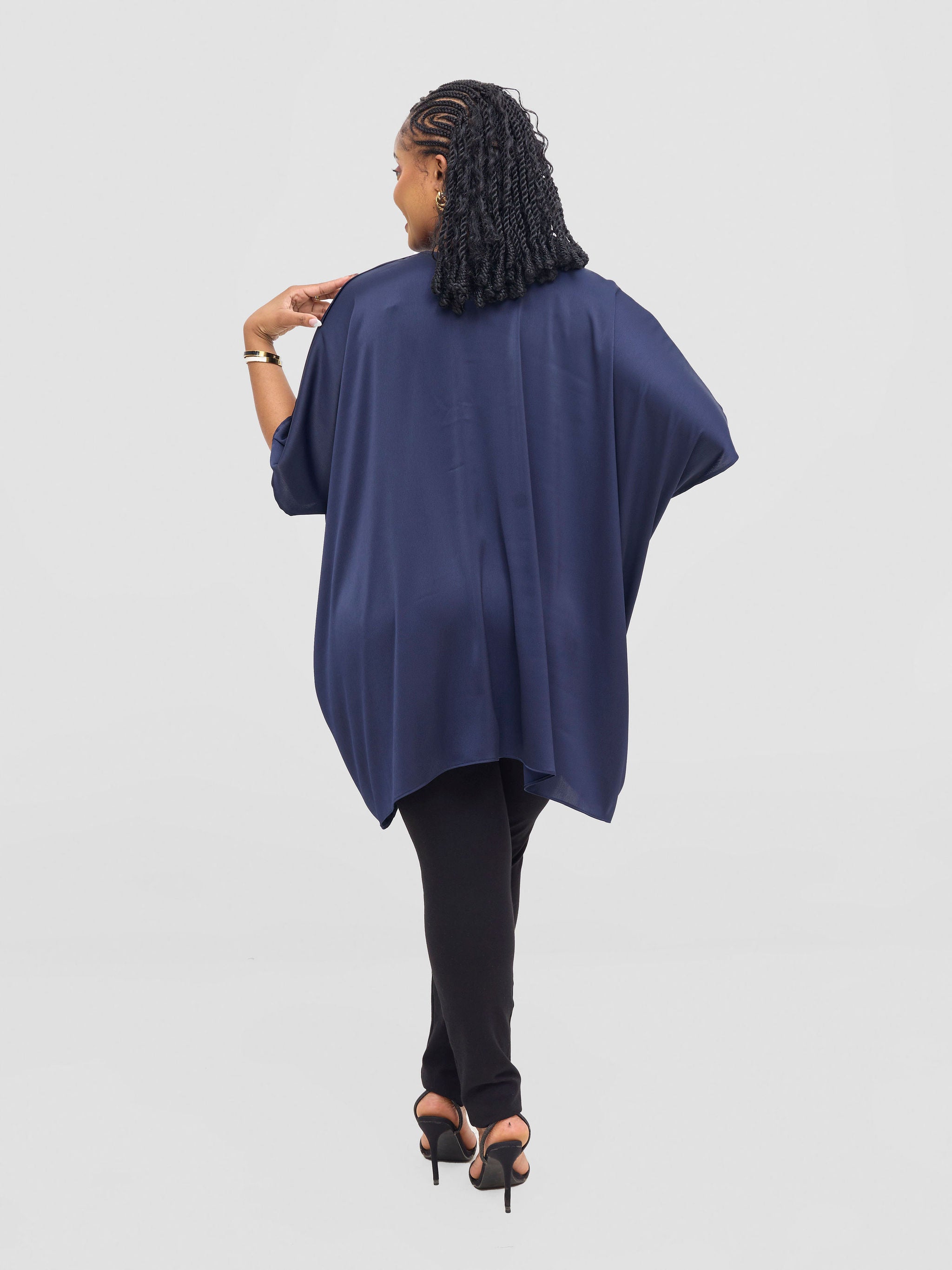Vivo Tahisa Loose Top - Midnight Blue