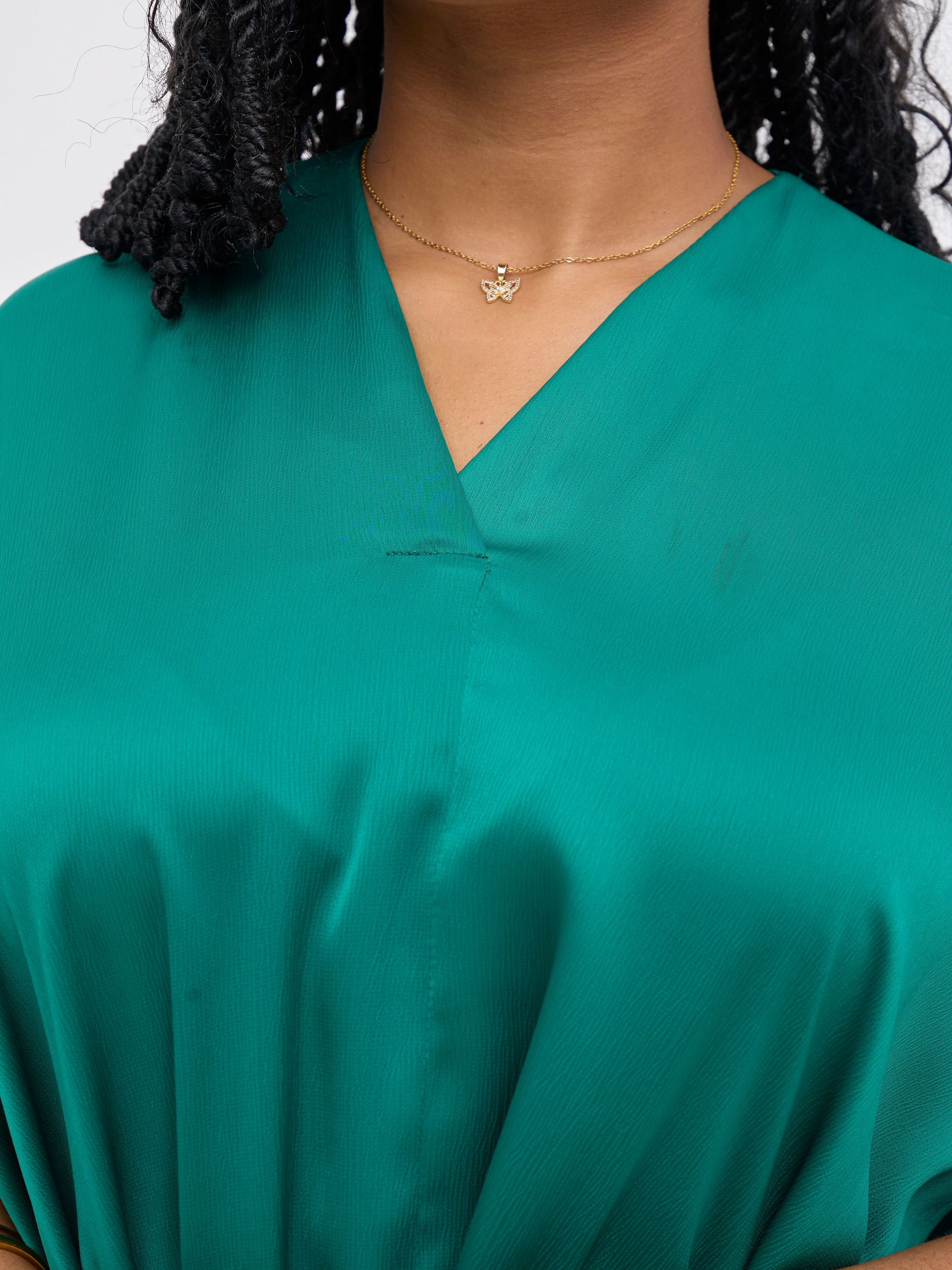 Vivo Tahisa Loose Top - Dark Green