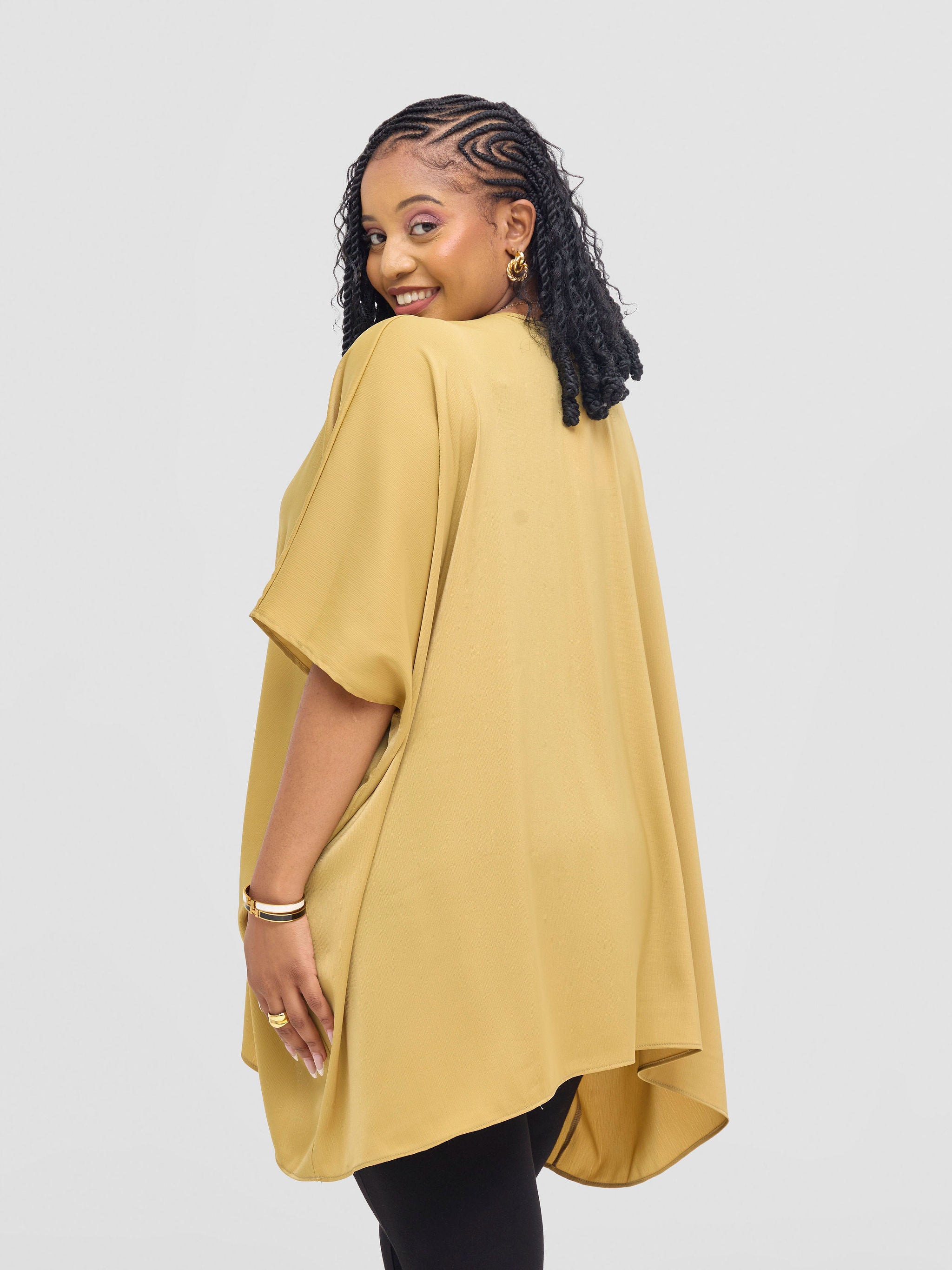 Vivo Tahisa Loose Top - Light Olive