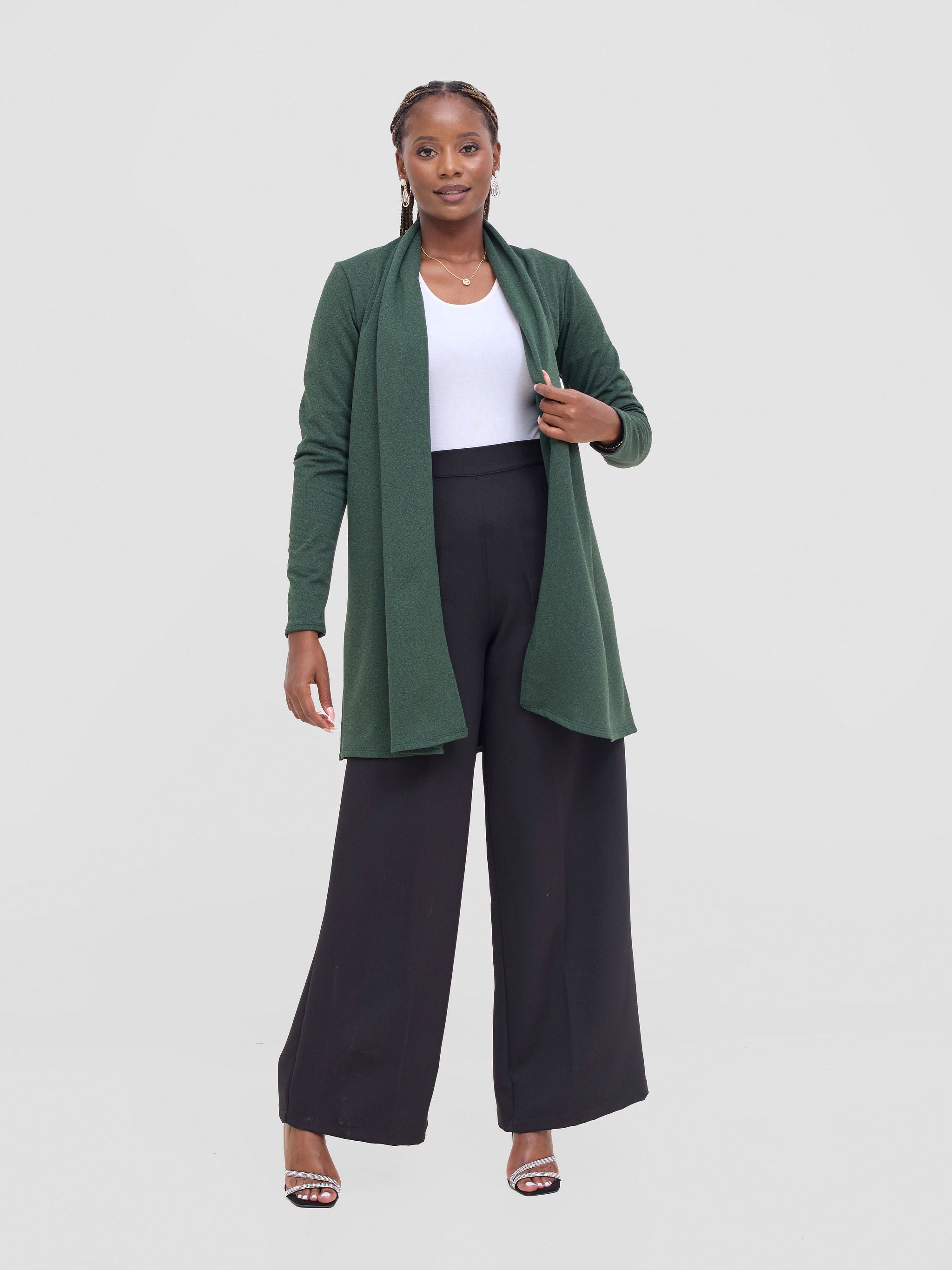 Vivo Basic May Sweater - Dark Green