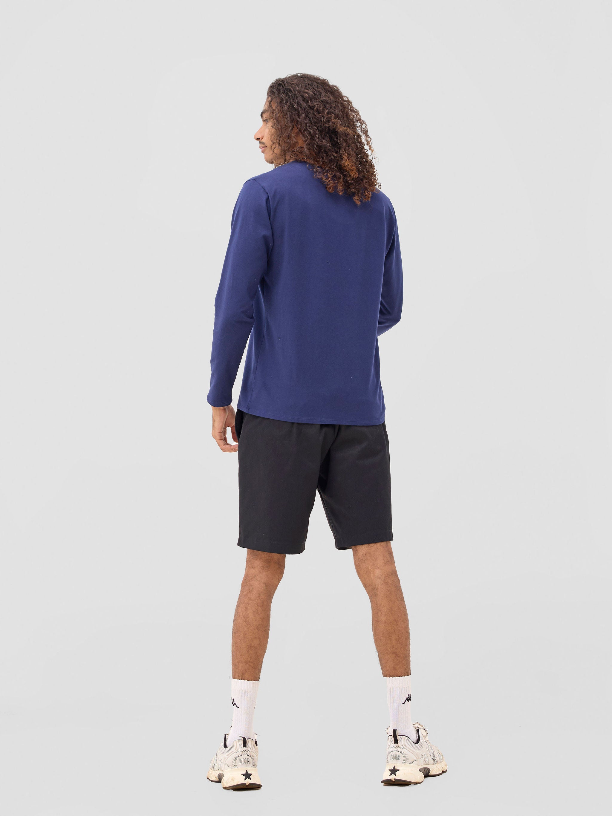 Zoya Yuni Men's Long Sleeve T-shirt - Navy Blue