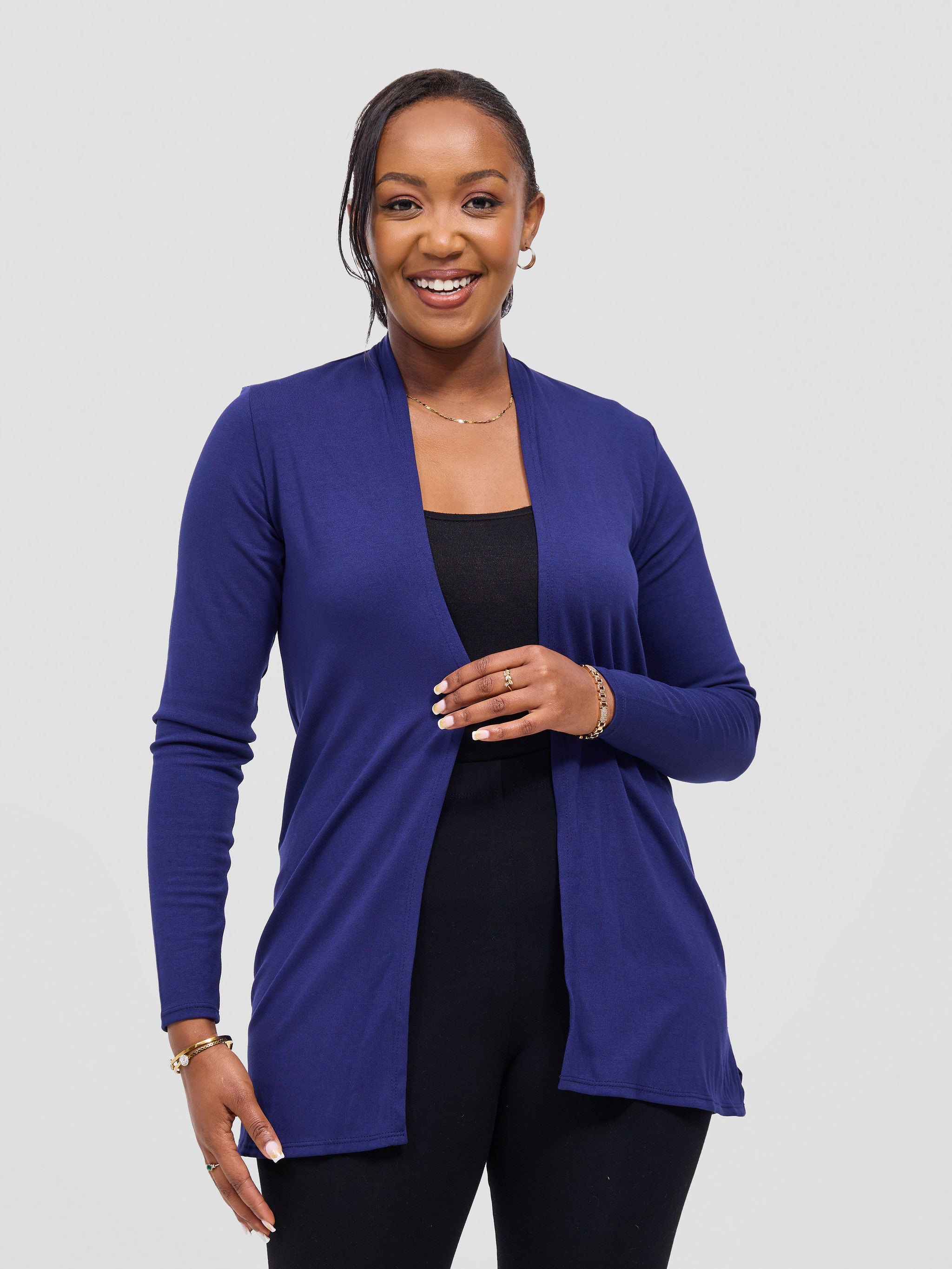 Vivo Basic Leila Short Waterfall - Navy Blue