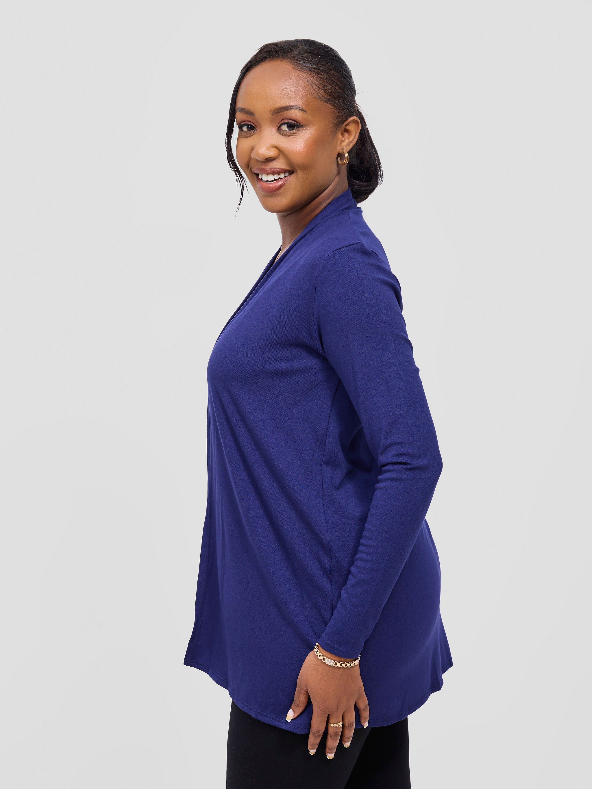 Vivo Basic Leila Short Waterfall - Navy Blue