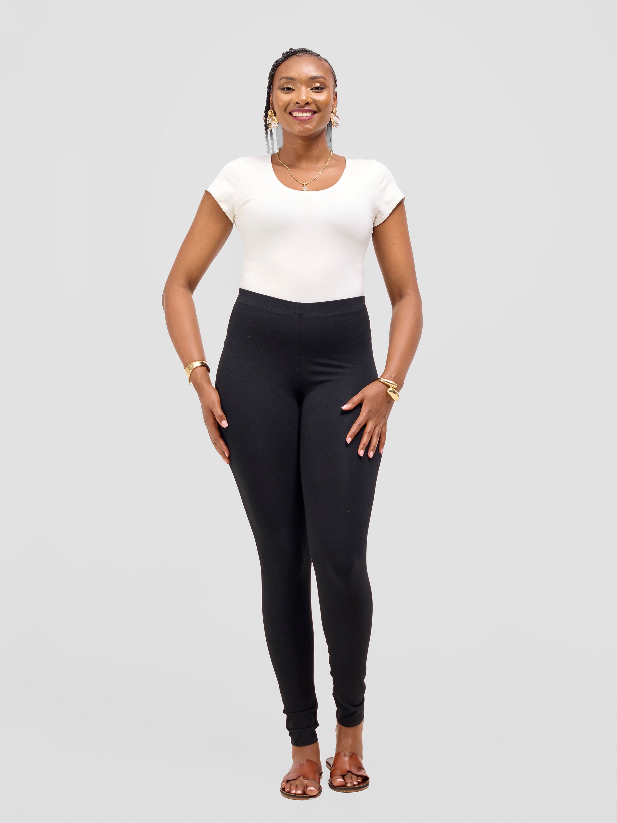 Vivo Basic Cap Sleeved Bodysuit - Off White