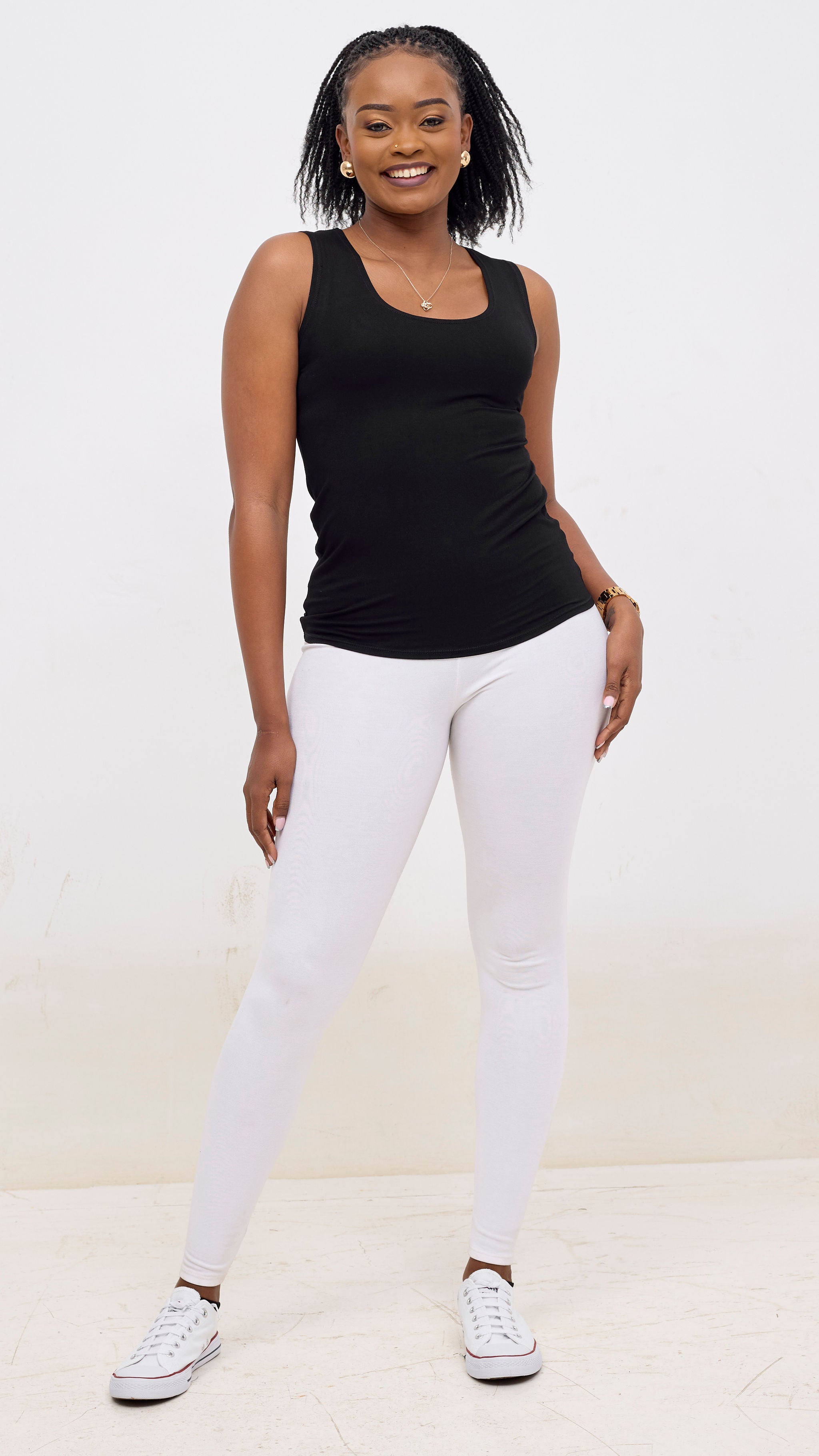 Vivo Basic Val Tank Top - Black