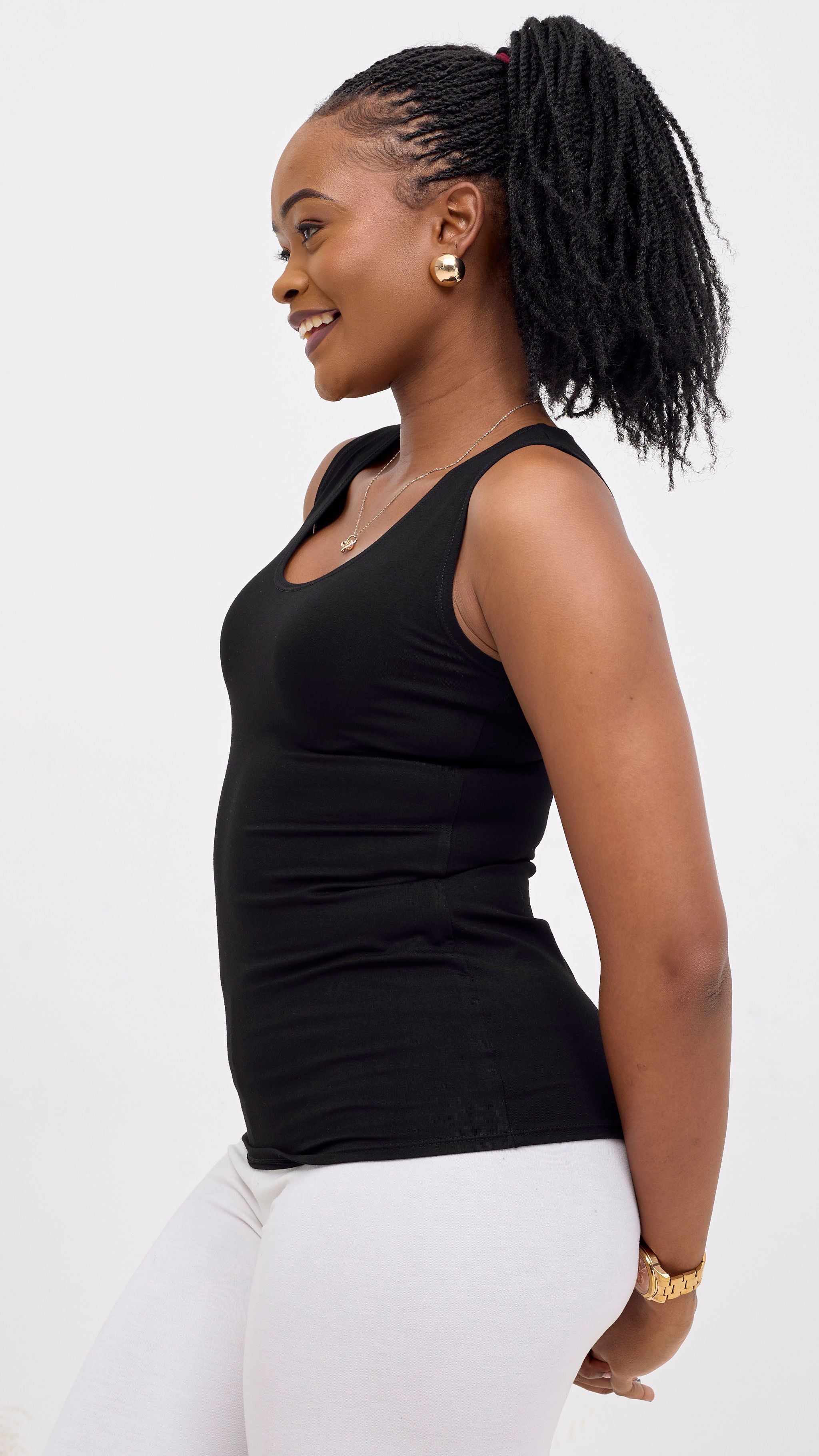Vivo Basic Val Tank Top - Black