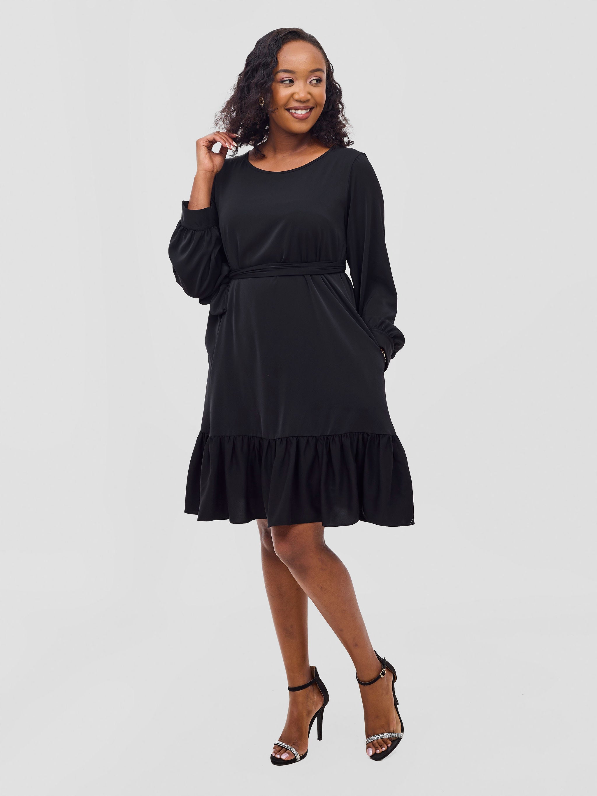 Vivo Serwa Tent Dress - Black