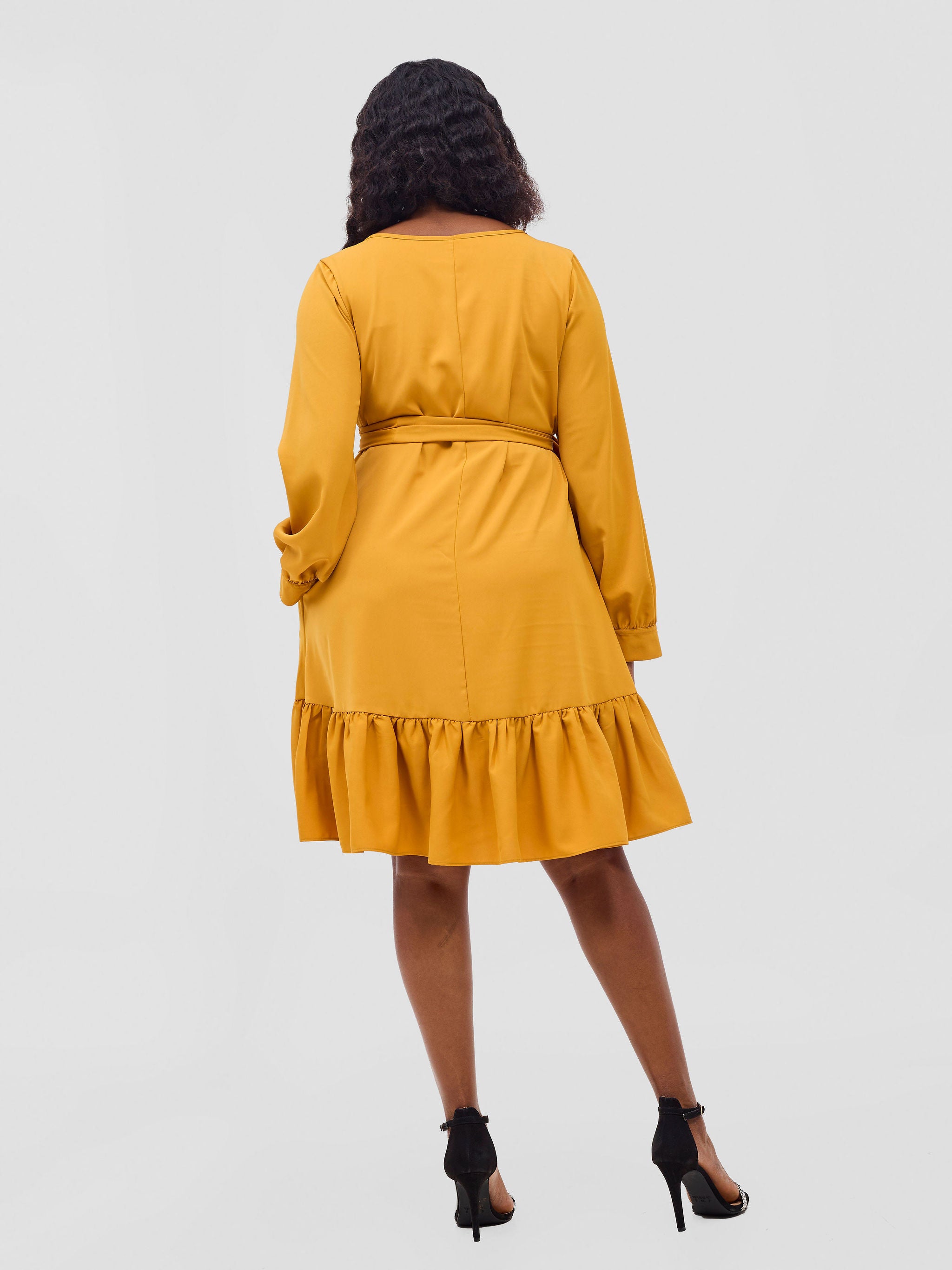Vivo Serwa Tent Dress - Mustard
