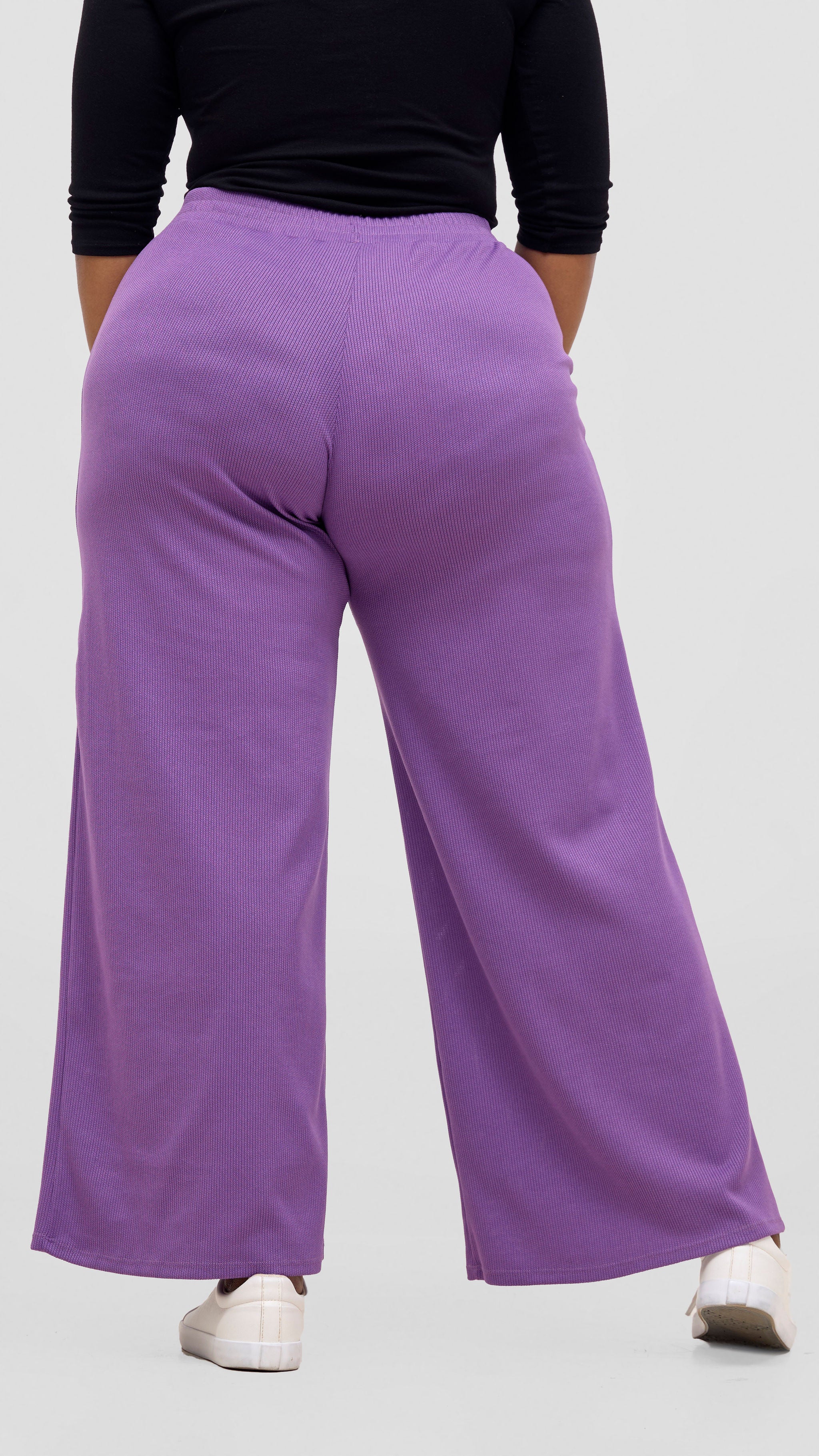 Vivo Rema Straight Leg Pants - Lilac