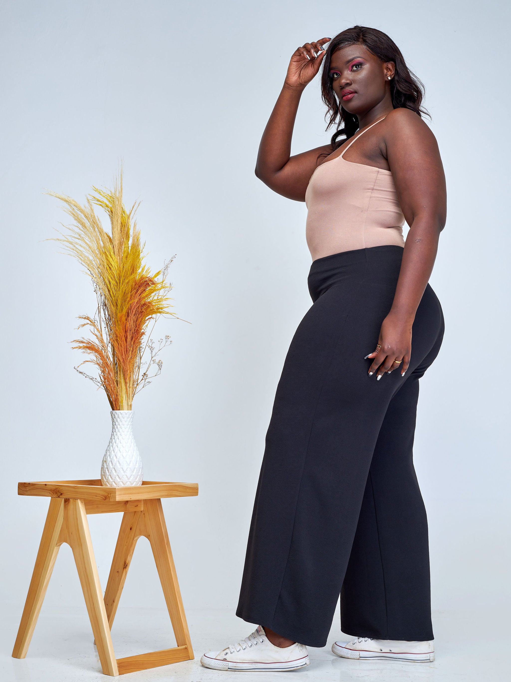 Vivo Amali Wide Leg Pants - Black