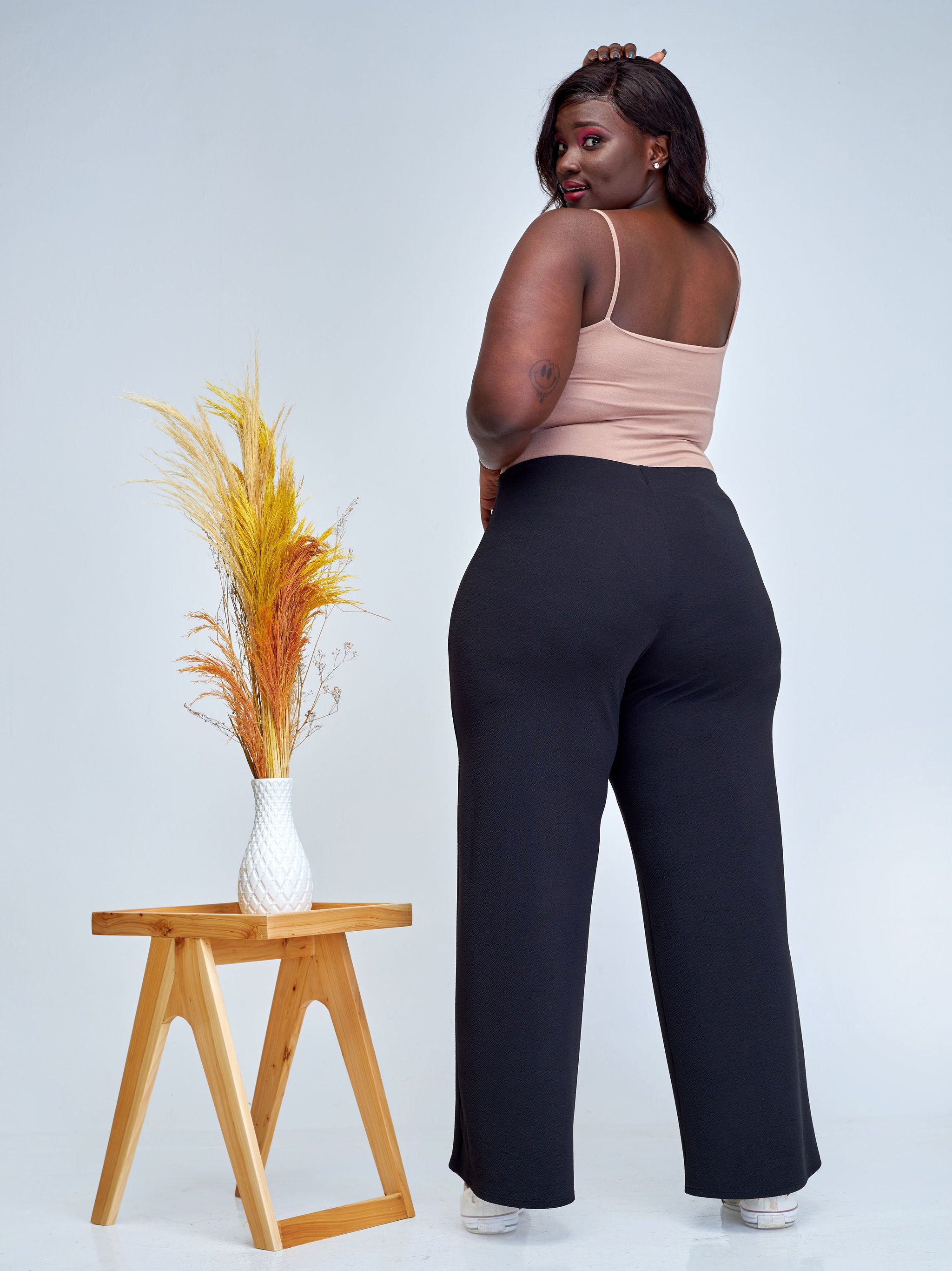 Vivo Amali Wide Leg Pants - Black