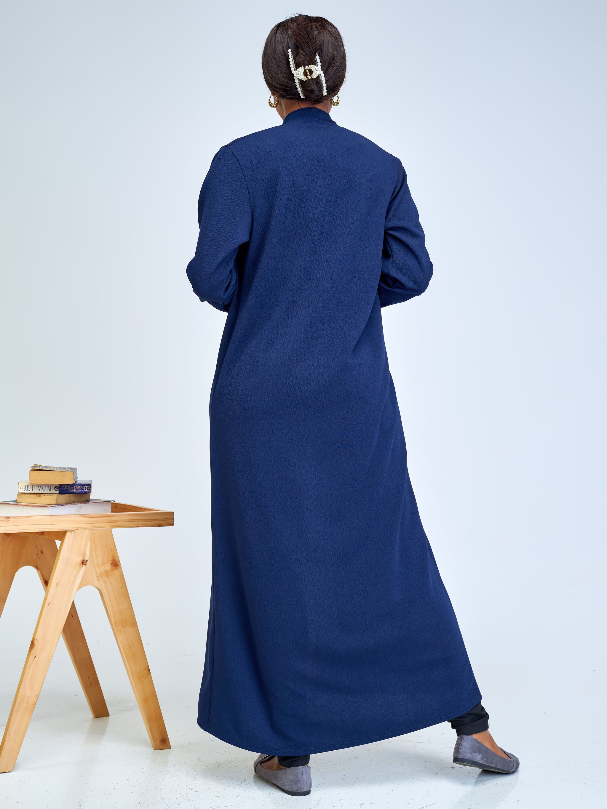 Vivo Amali Long Sleeve Waterfall - Navy Blue