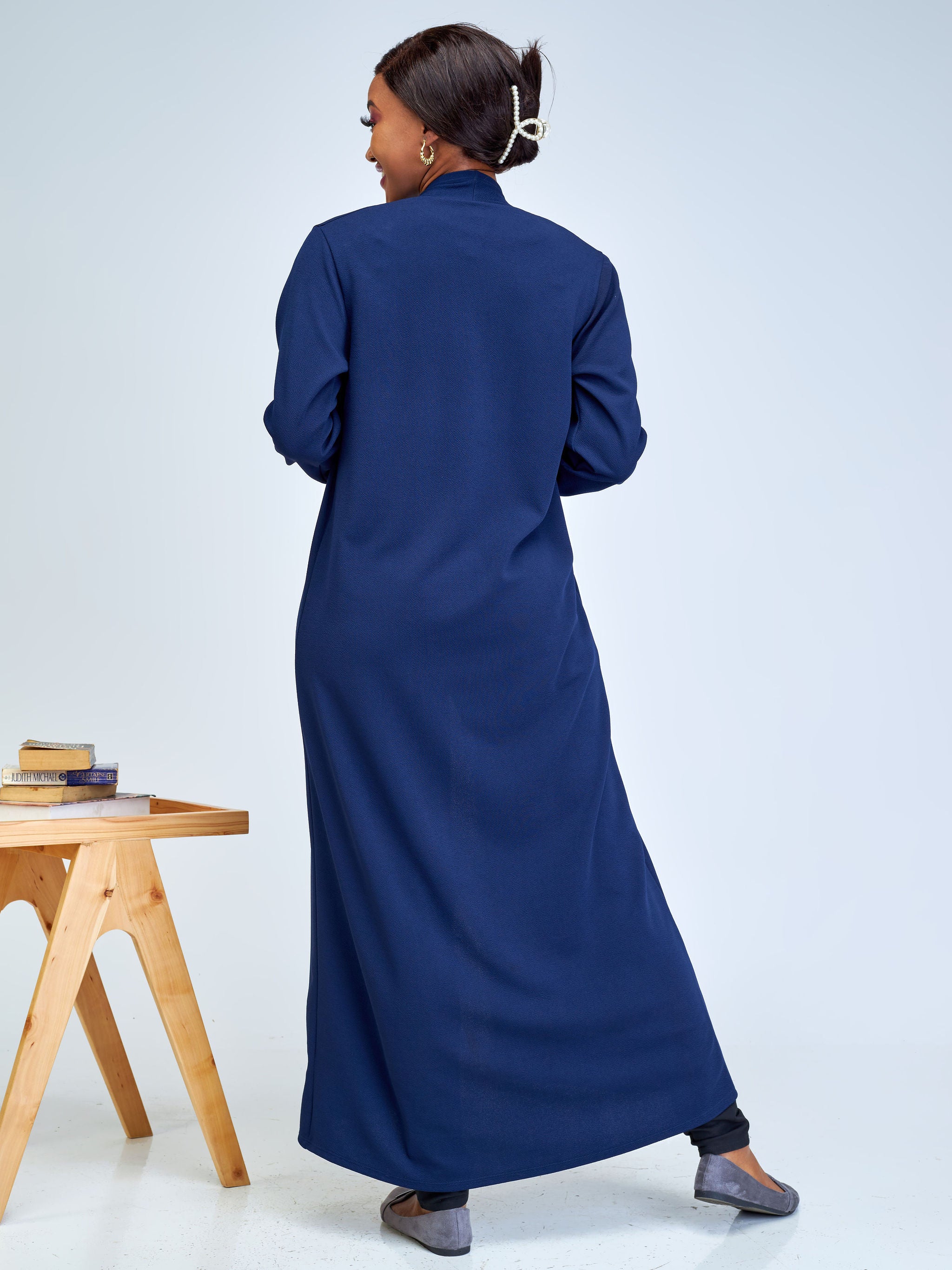 Vivo Amali Long Sleeve Waterfall - Navy Blue