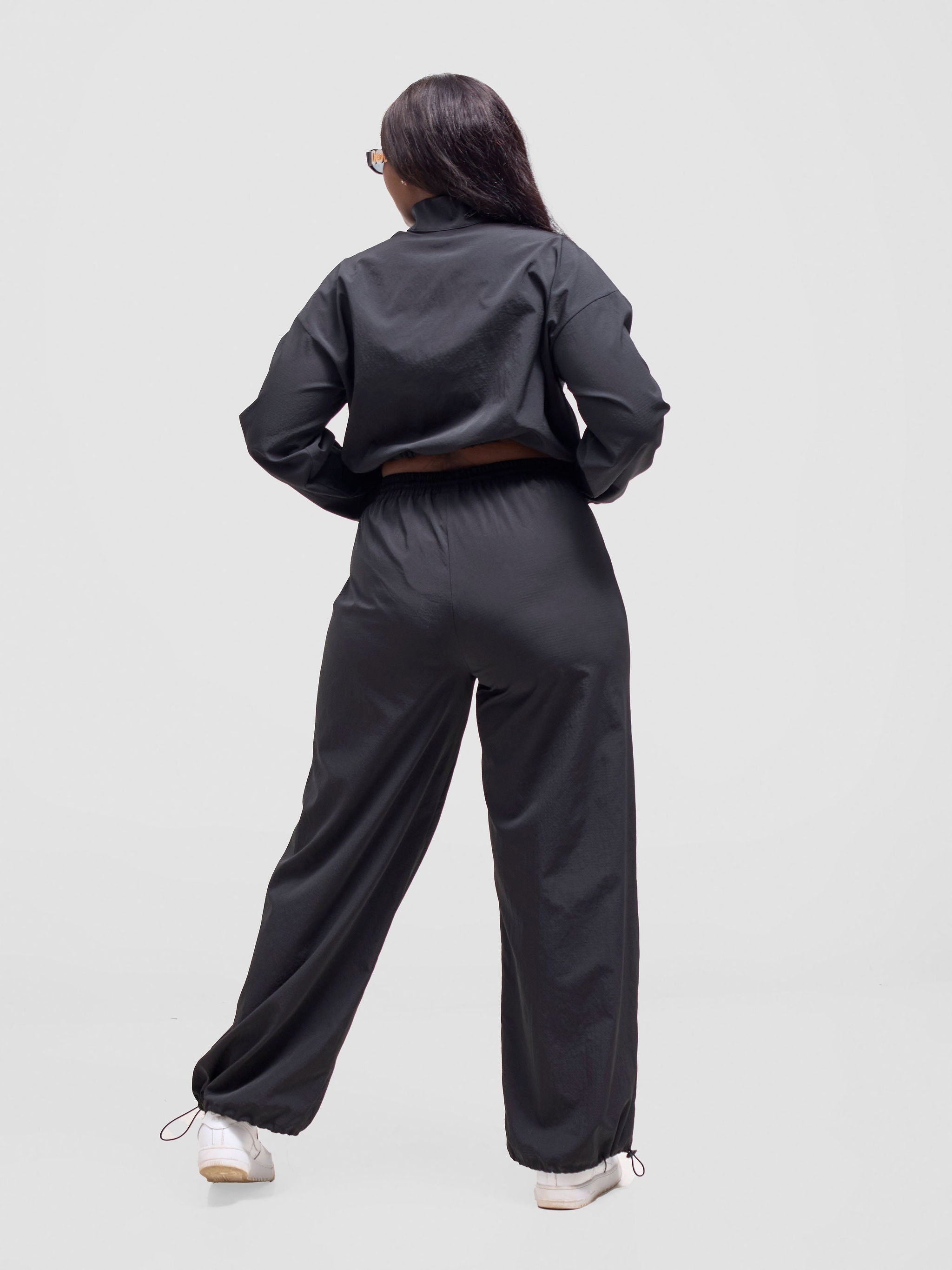 Zoya Vasha Track Pants With Pockets - Black