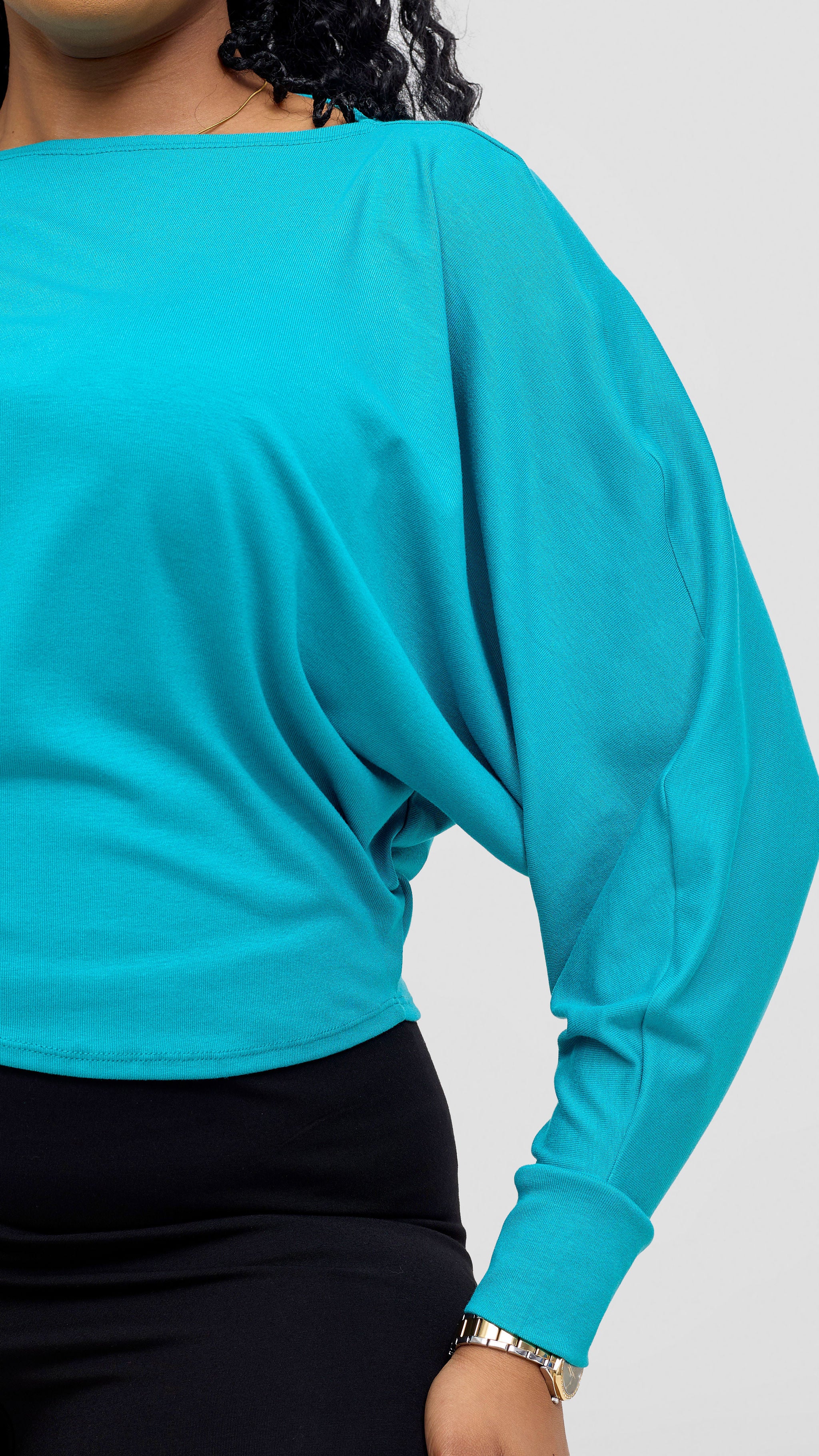 Vivo Bana Batwing Top - Sea Green