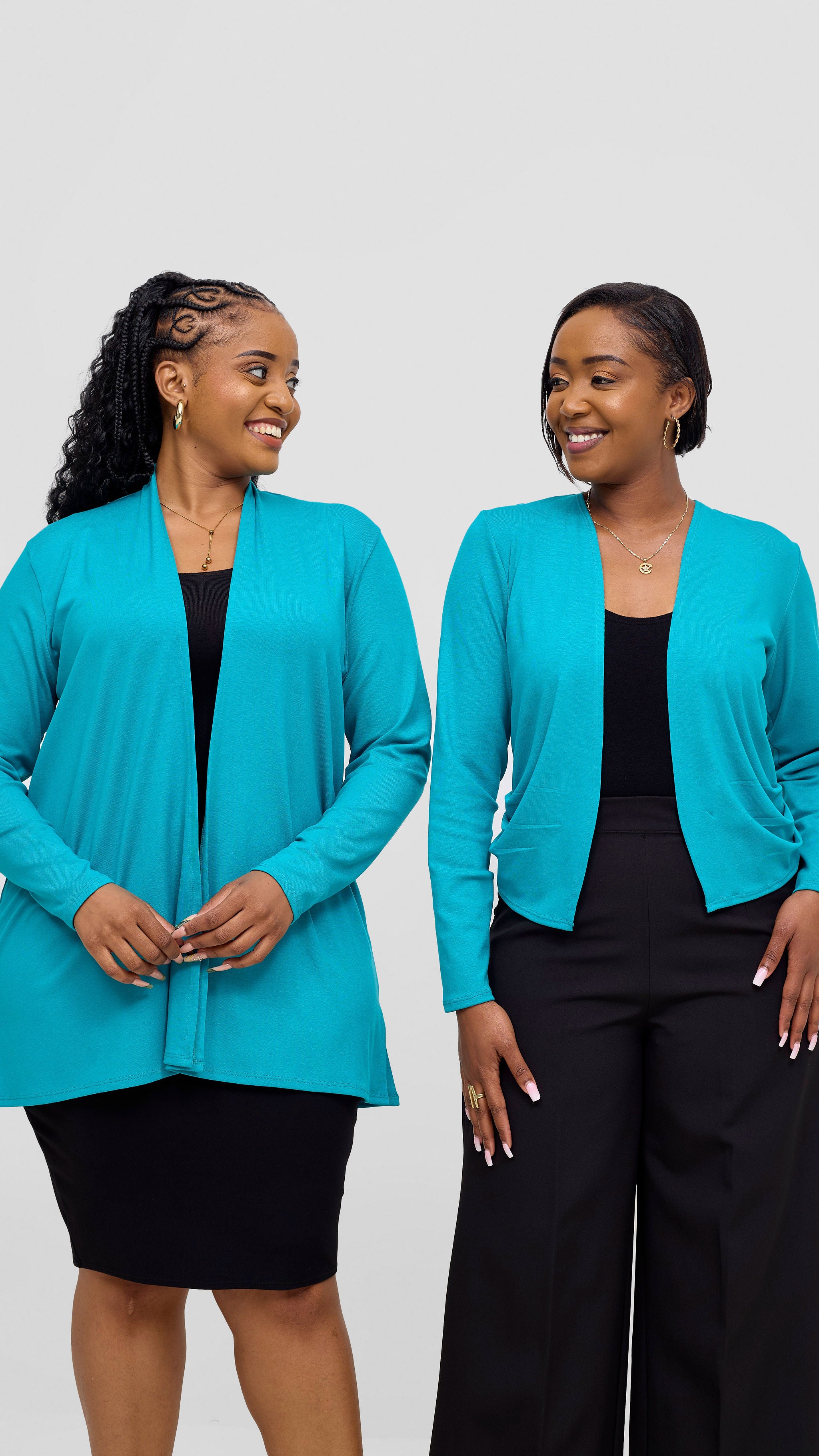 Vivo Leila Short Waterfall - Sea Green