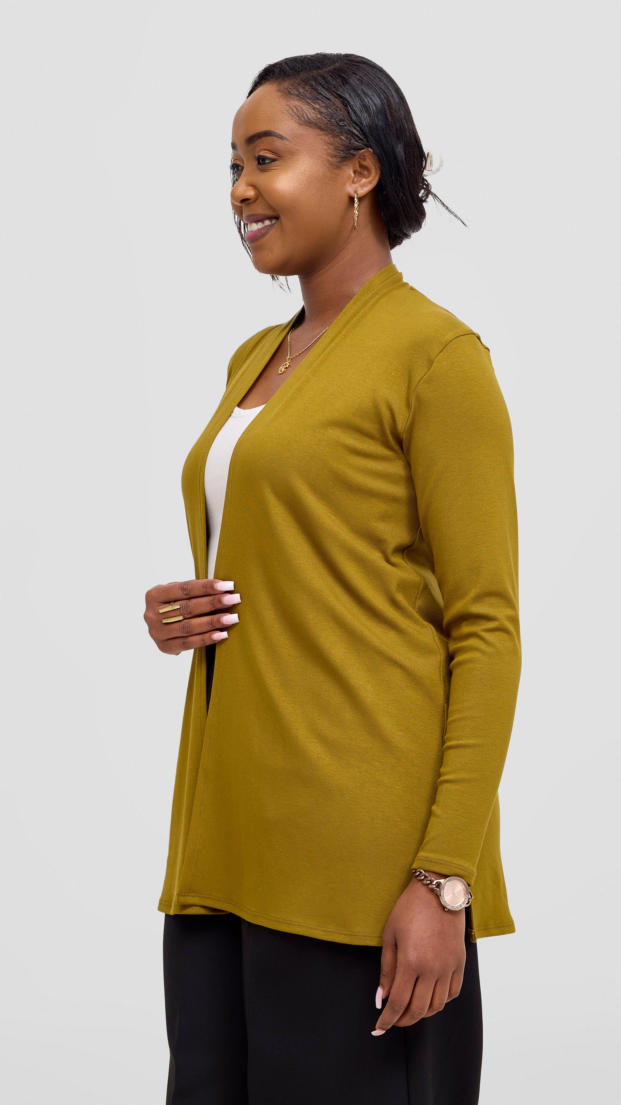 Vivo Leila Short Waterfall - Dark Olive