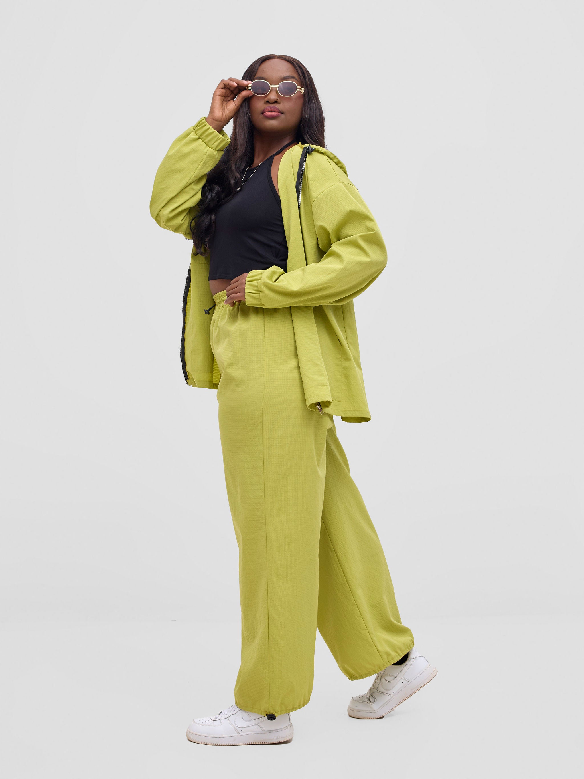 Zoya Vasha Hooded Jacket - Light Olive