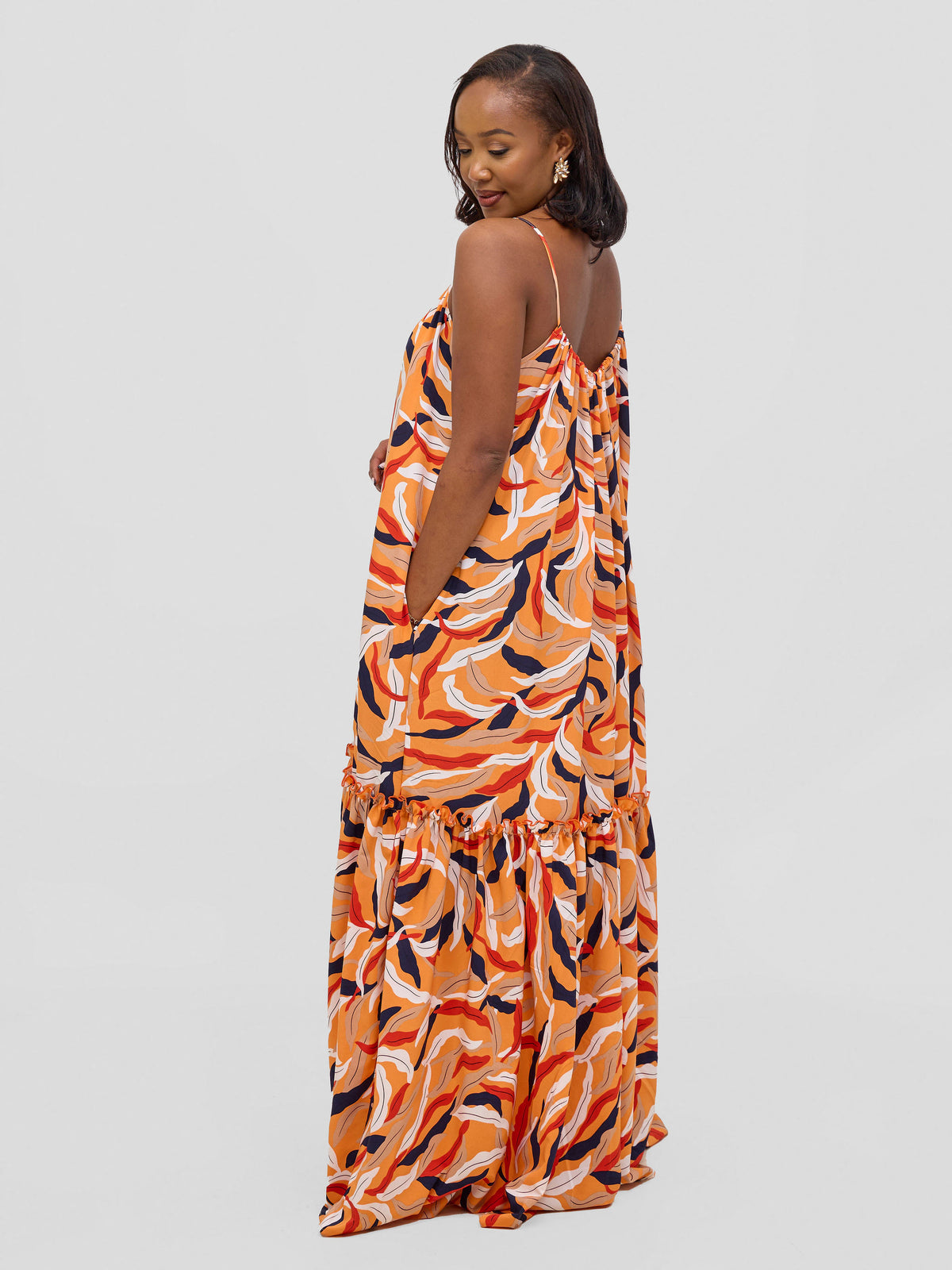 Vivo Arusha Strappy Maxi Dress - Black main image 0