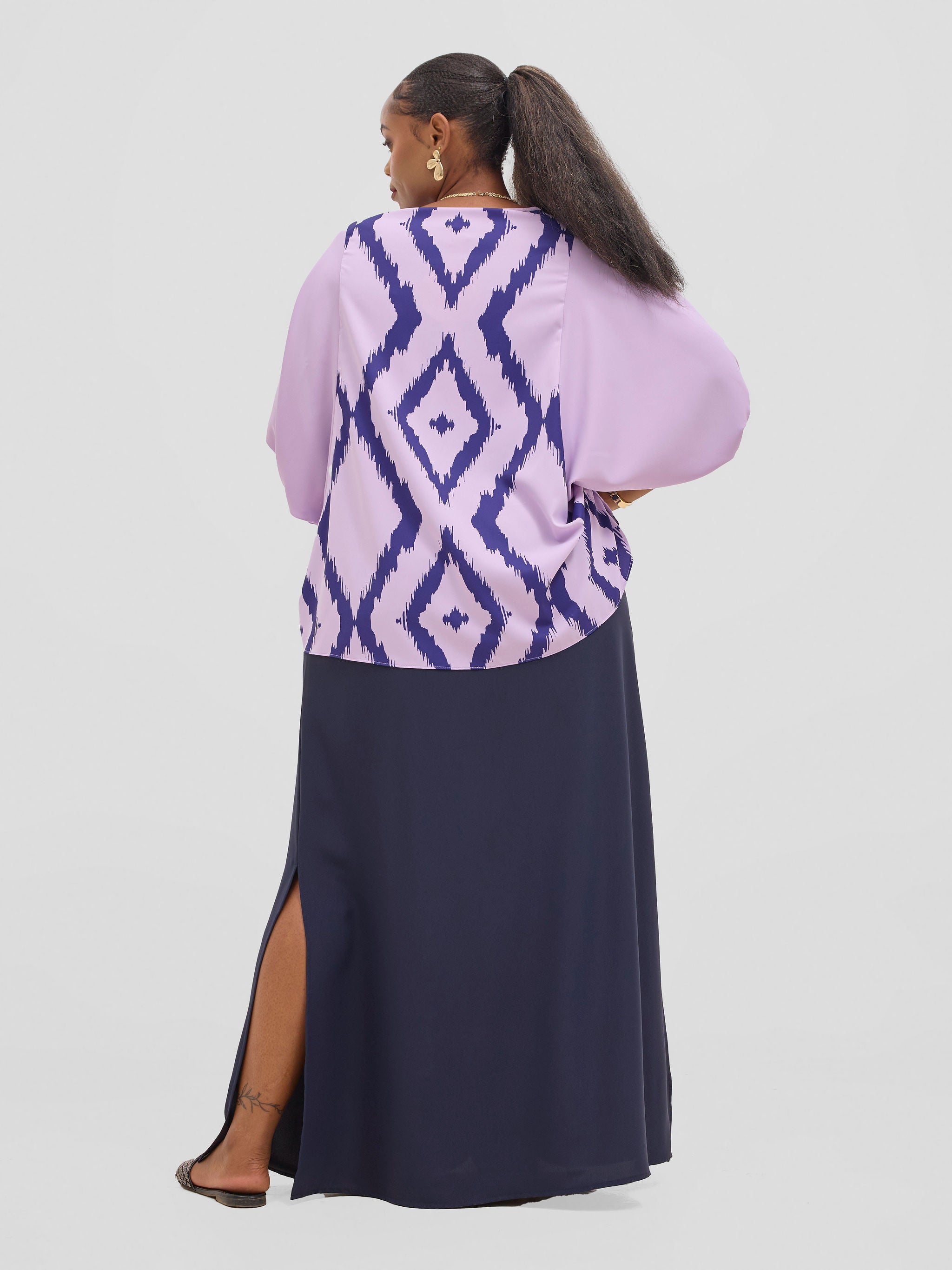 Vivo Seli Maxi Skirt - Navy Blue