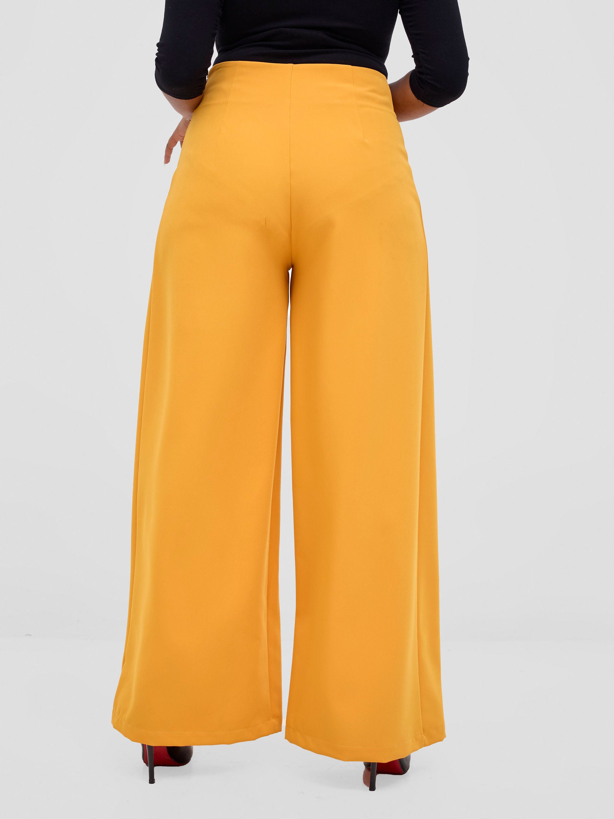 Vivo Tatili Wide Leg Pants - Mustard