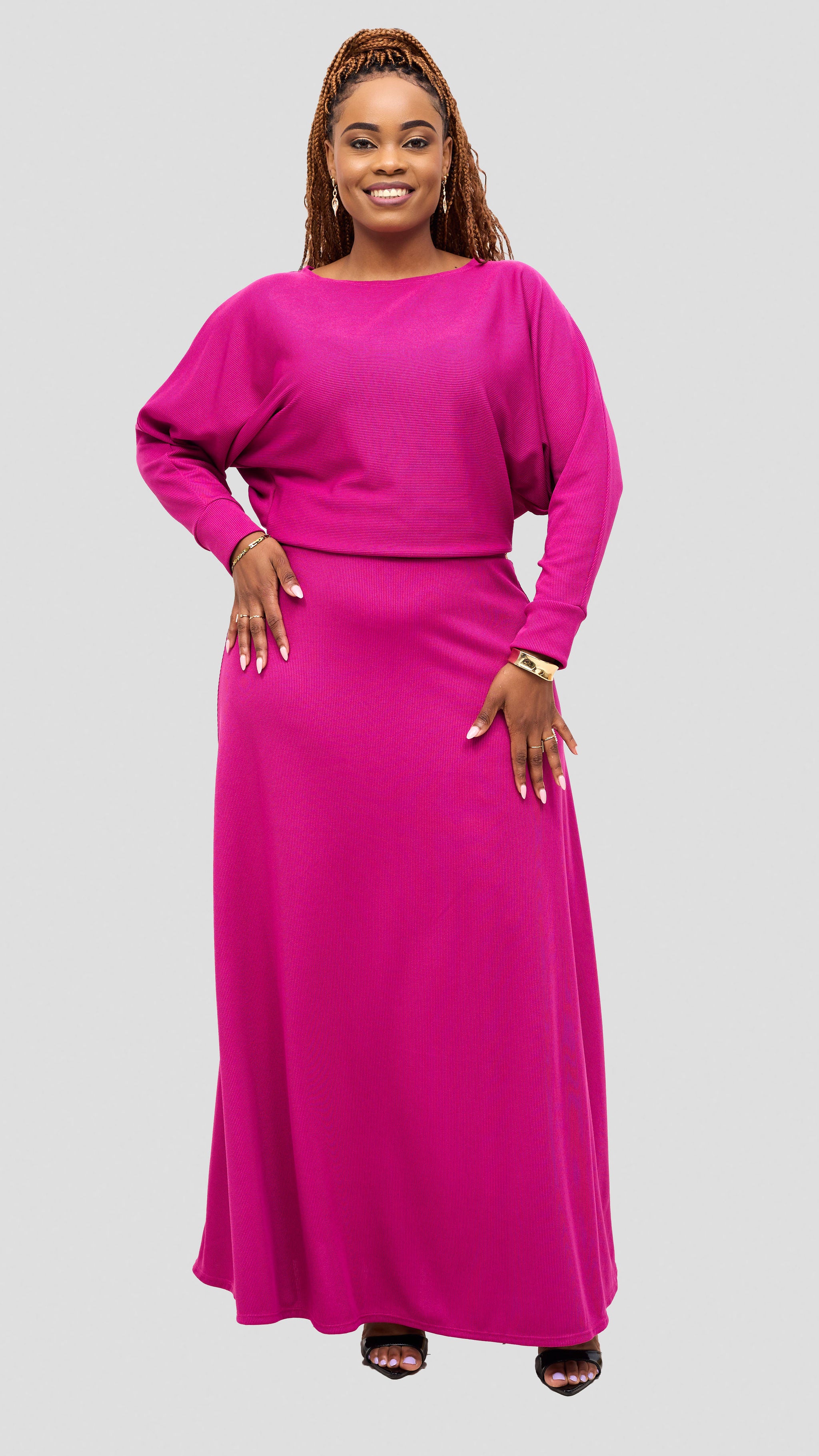 Vivo Tanda Maxi Skirt - Pink