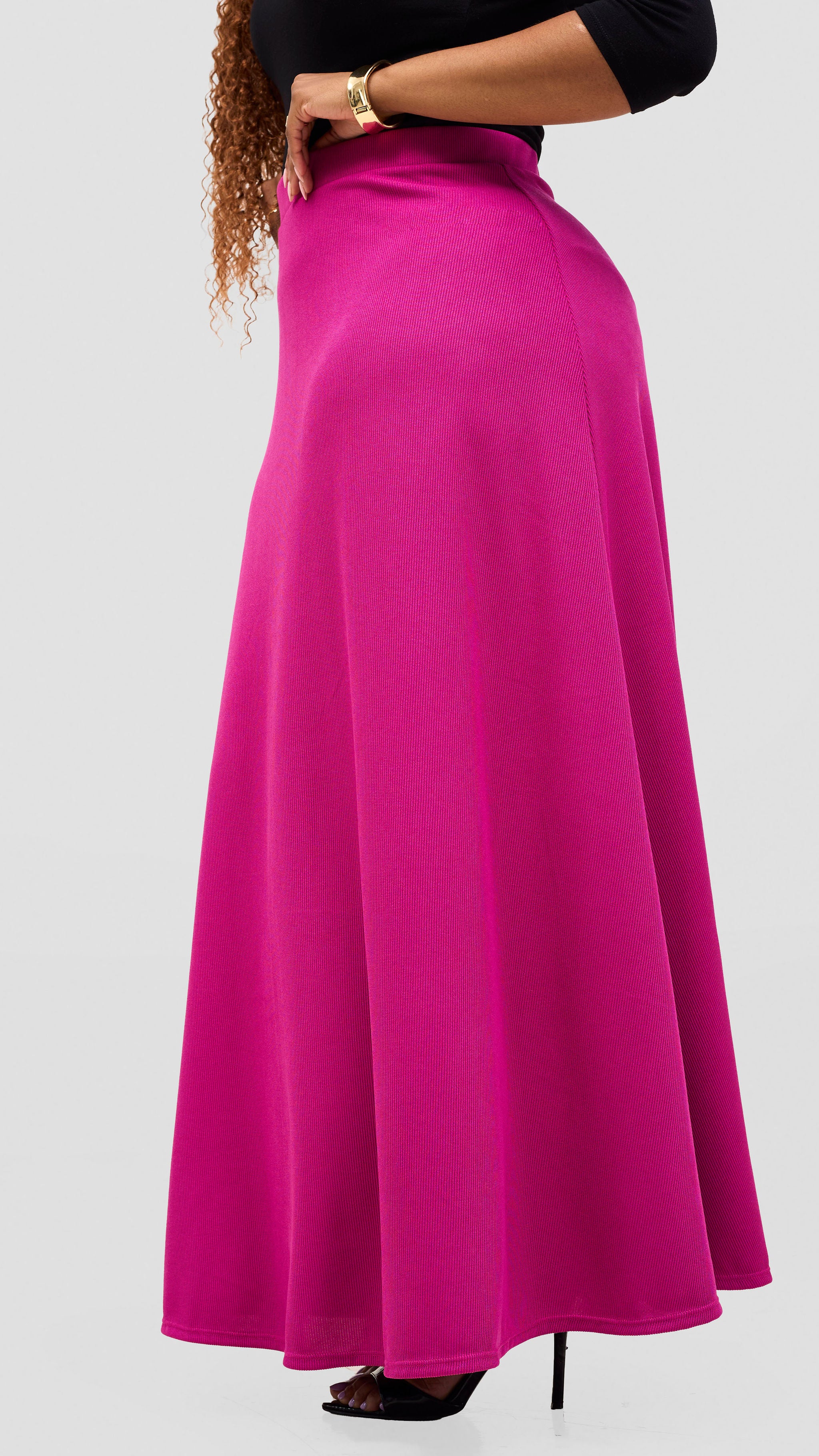 Vivo Tanda Maxi Skirt - Pink