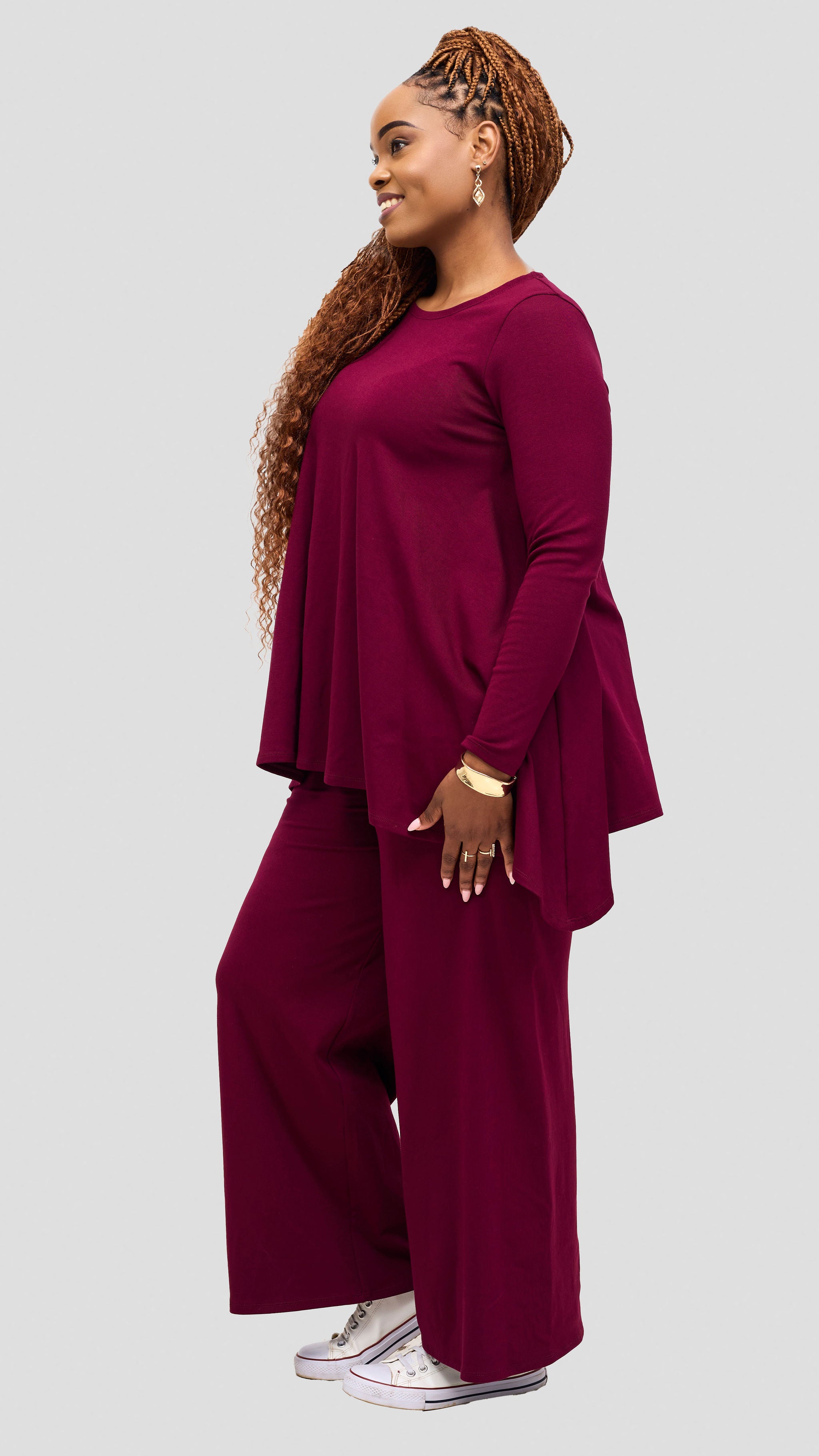 Vivo Tanda Pant and Top Set - Mulberry