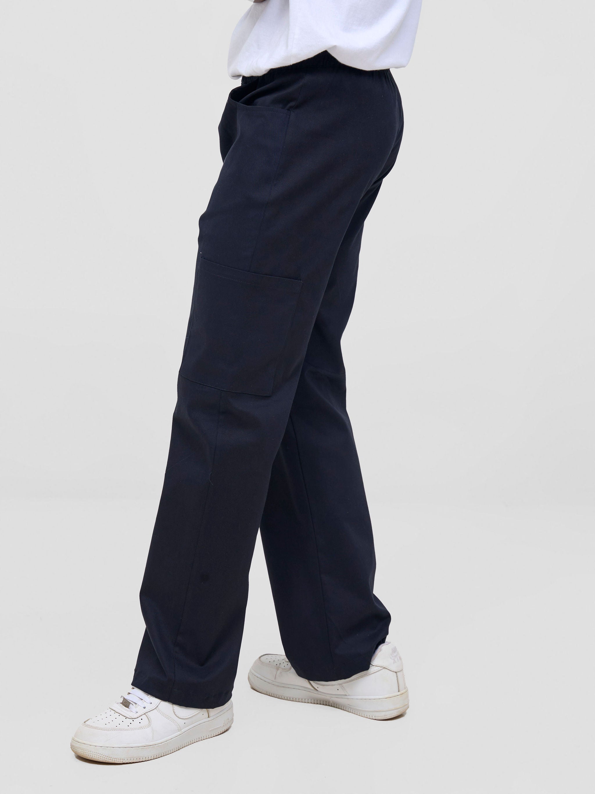 Zoya Nia Wide Cargo Pants - Black