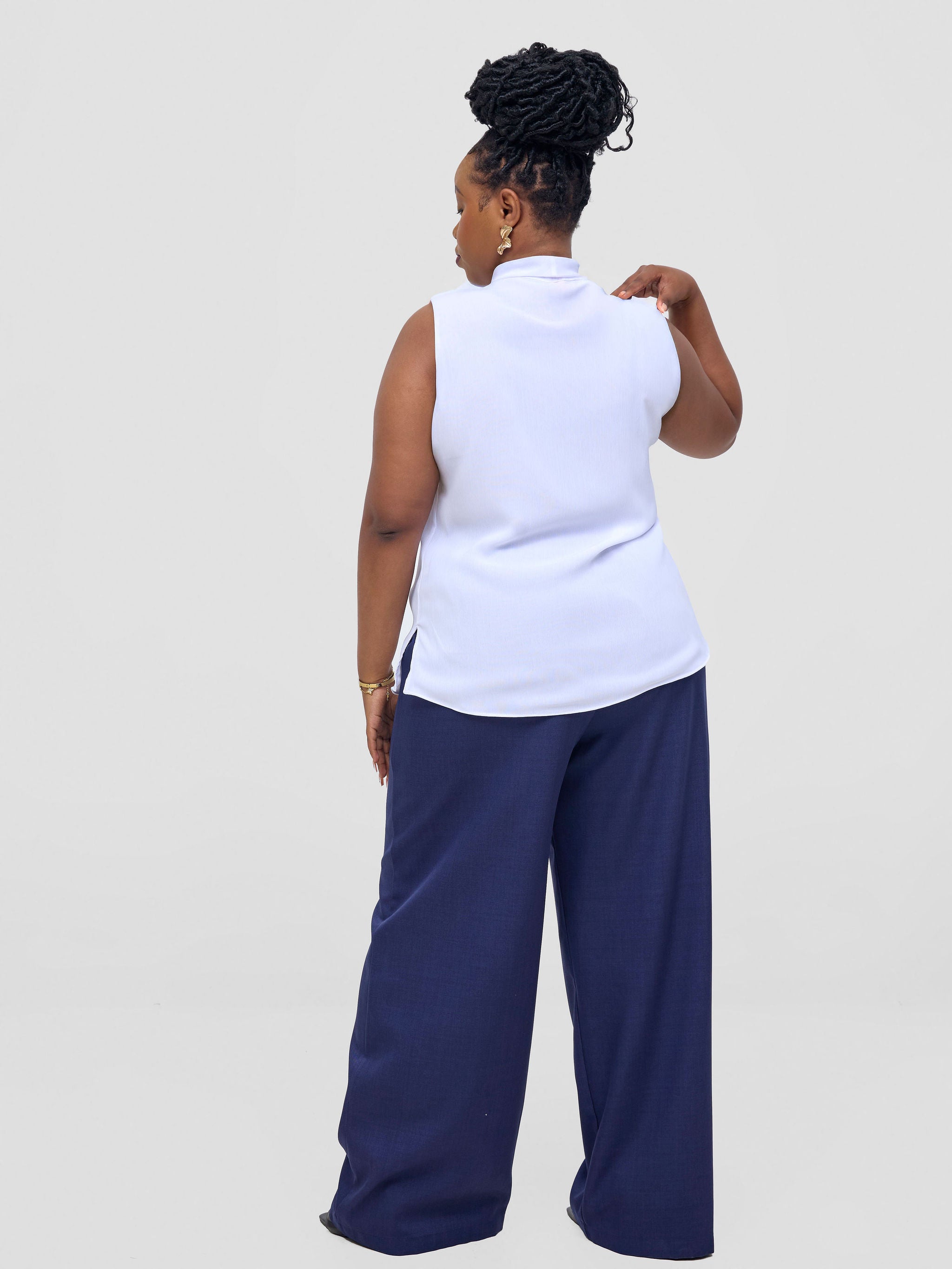 Vivo Niari straight leg Pants - Navy