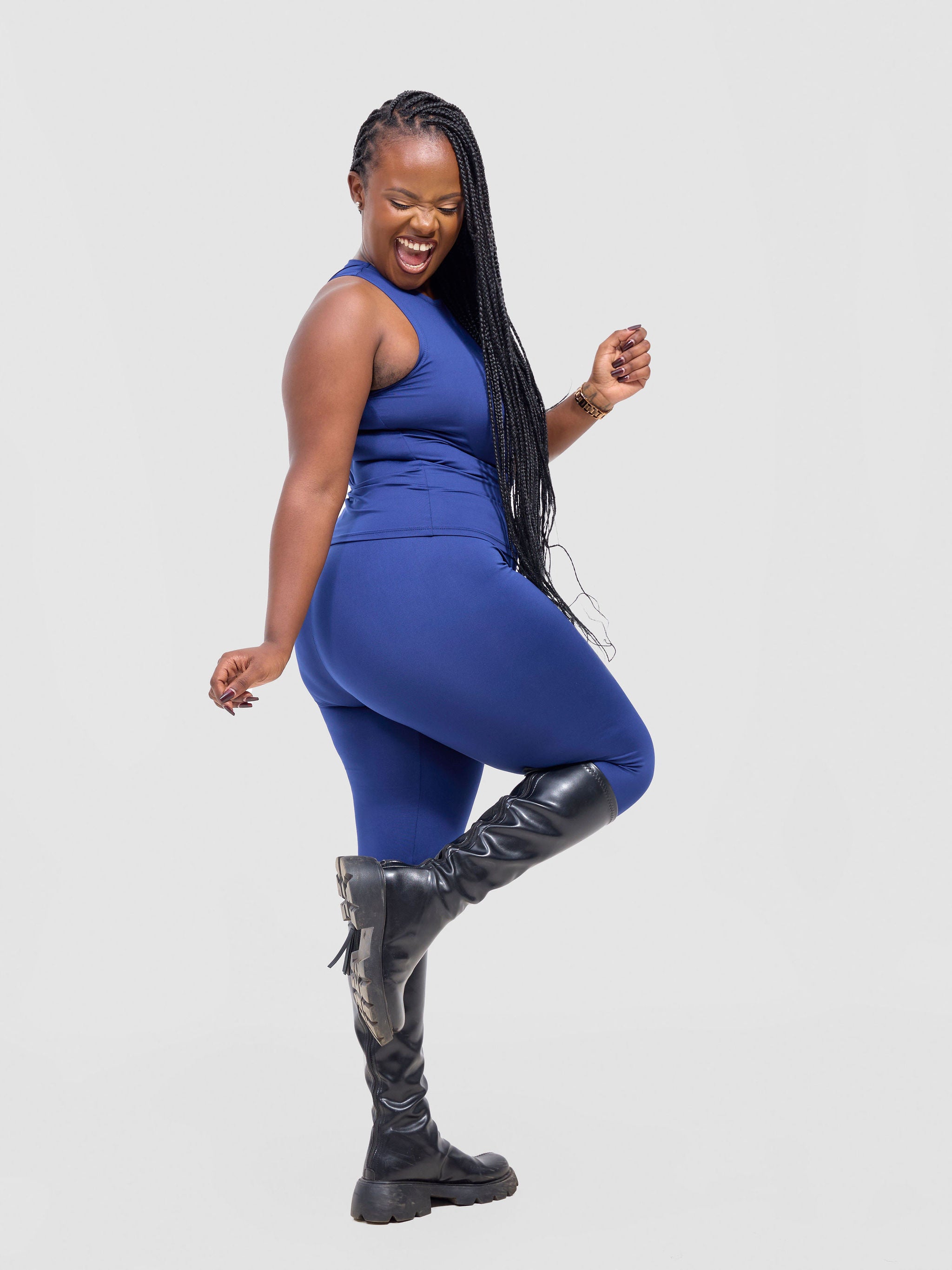 Zoya Aridi Leggings - Navy