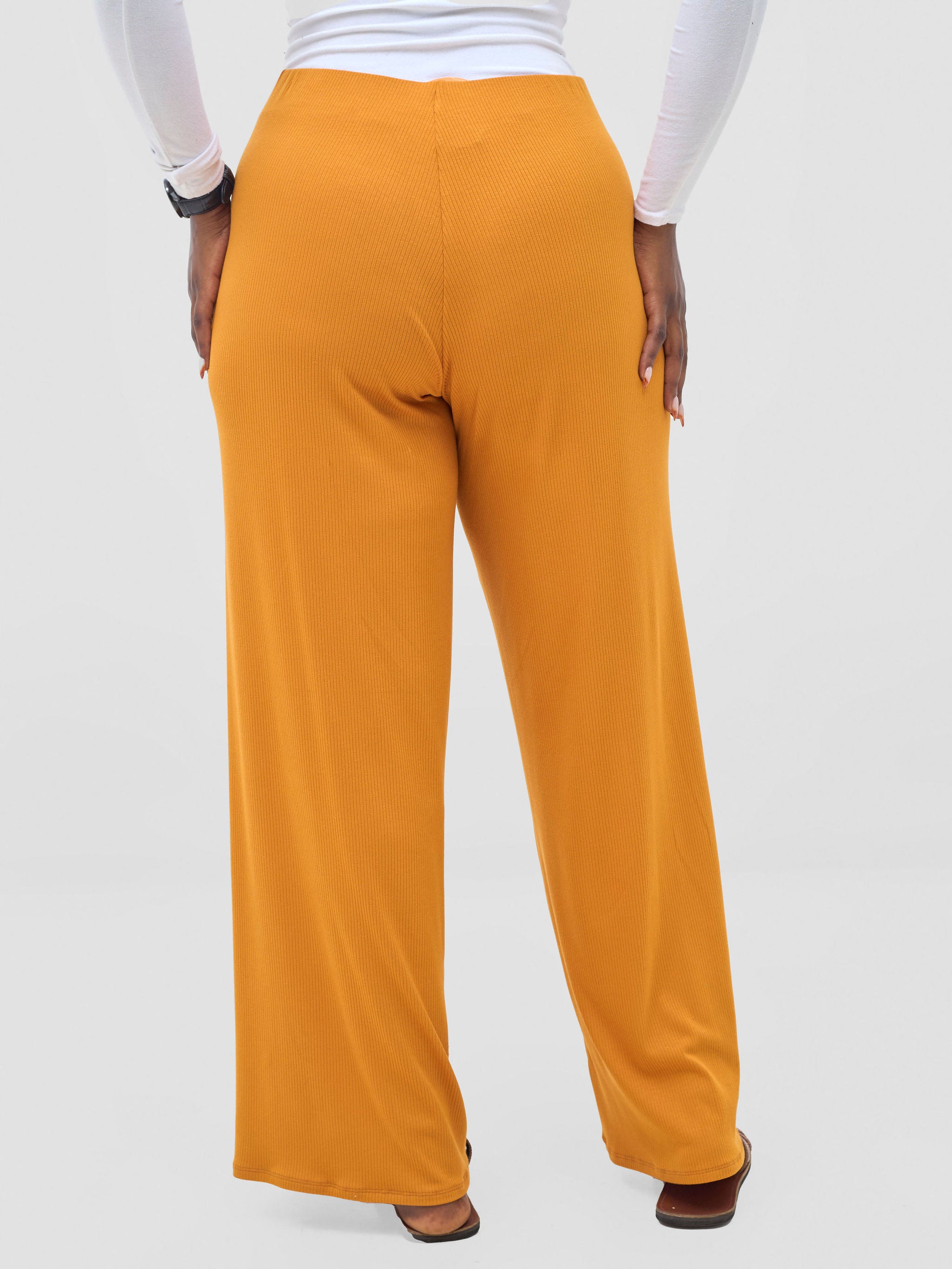 Vivo Safa Pallazo Pants - Mustard