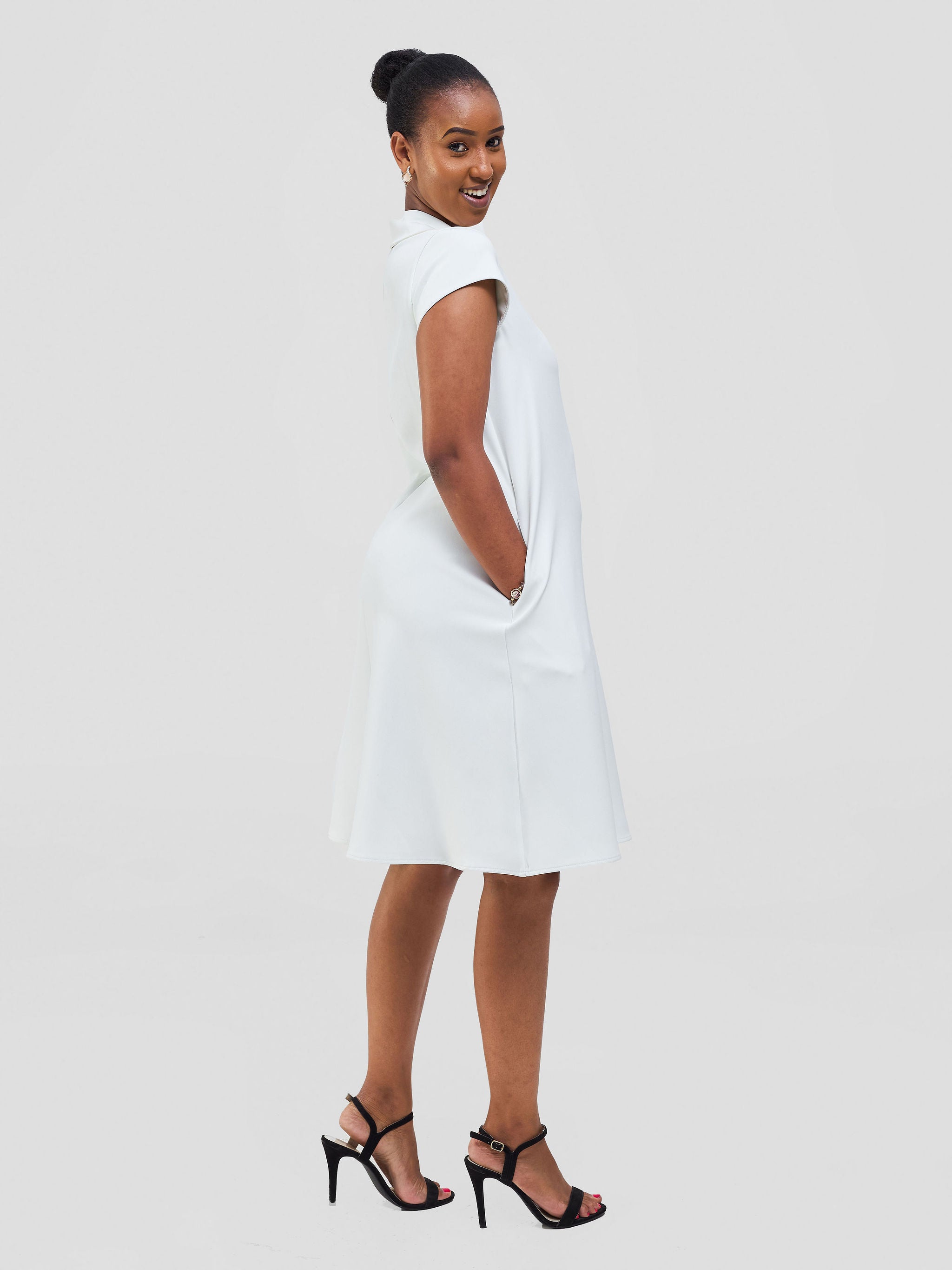 Vivo Mandla Tent Dress - White