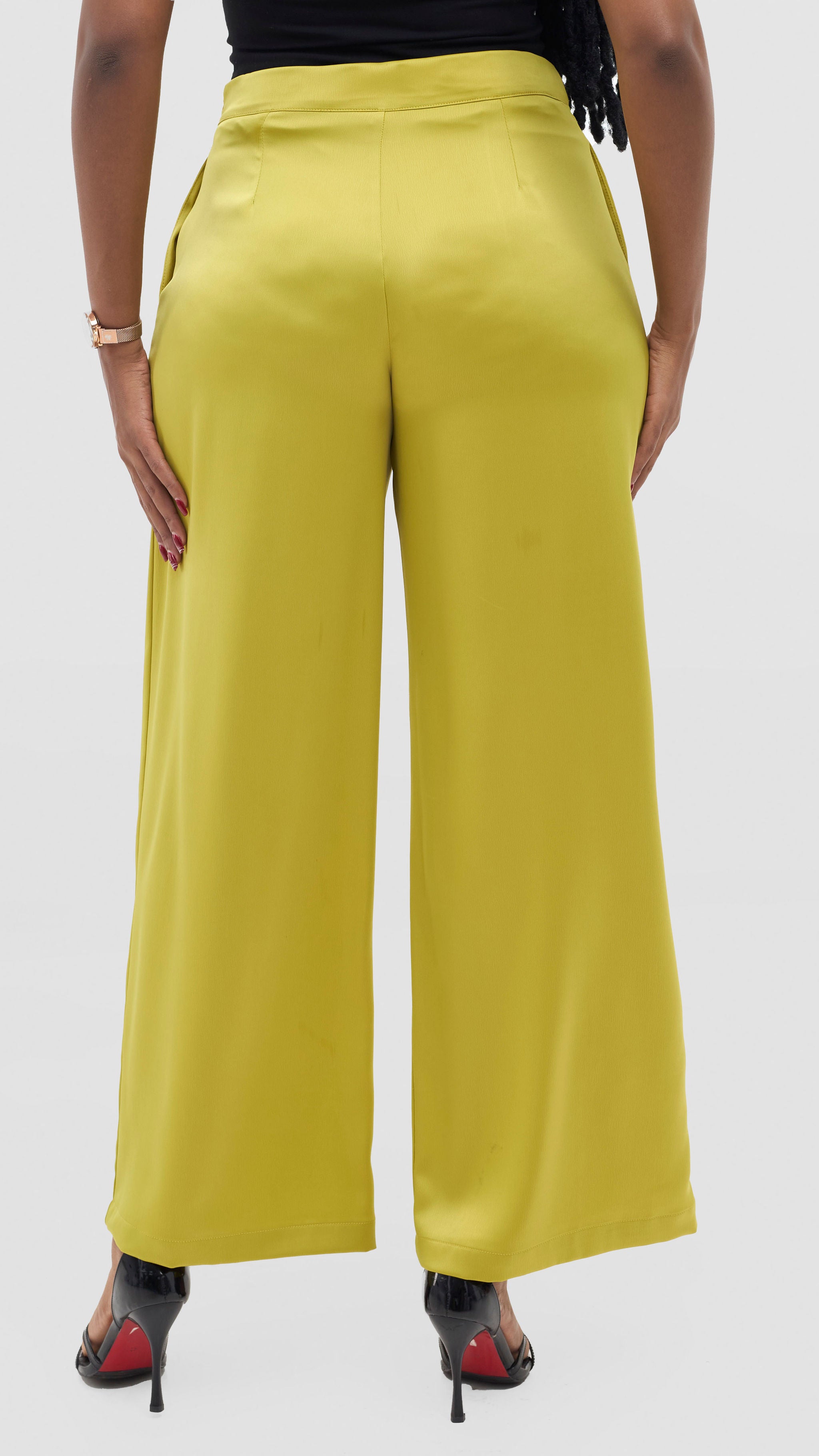 Vivo Yene Wide Leg Pants - Olive