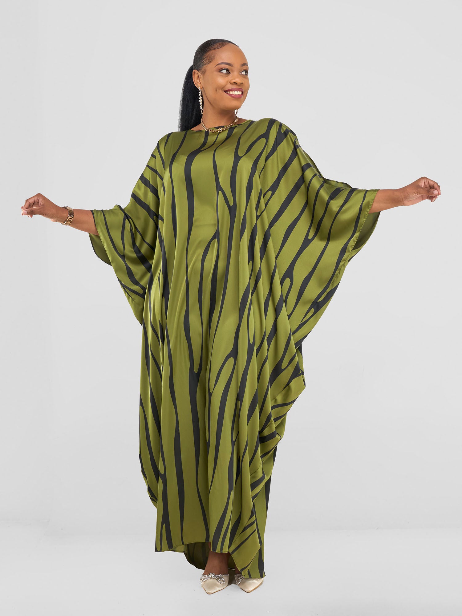 Vivo Chidii Maxi Kaftan - Hunters / Black Sidi Print