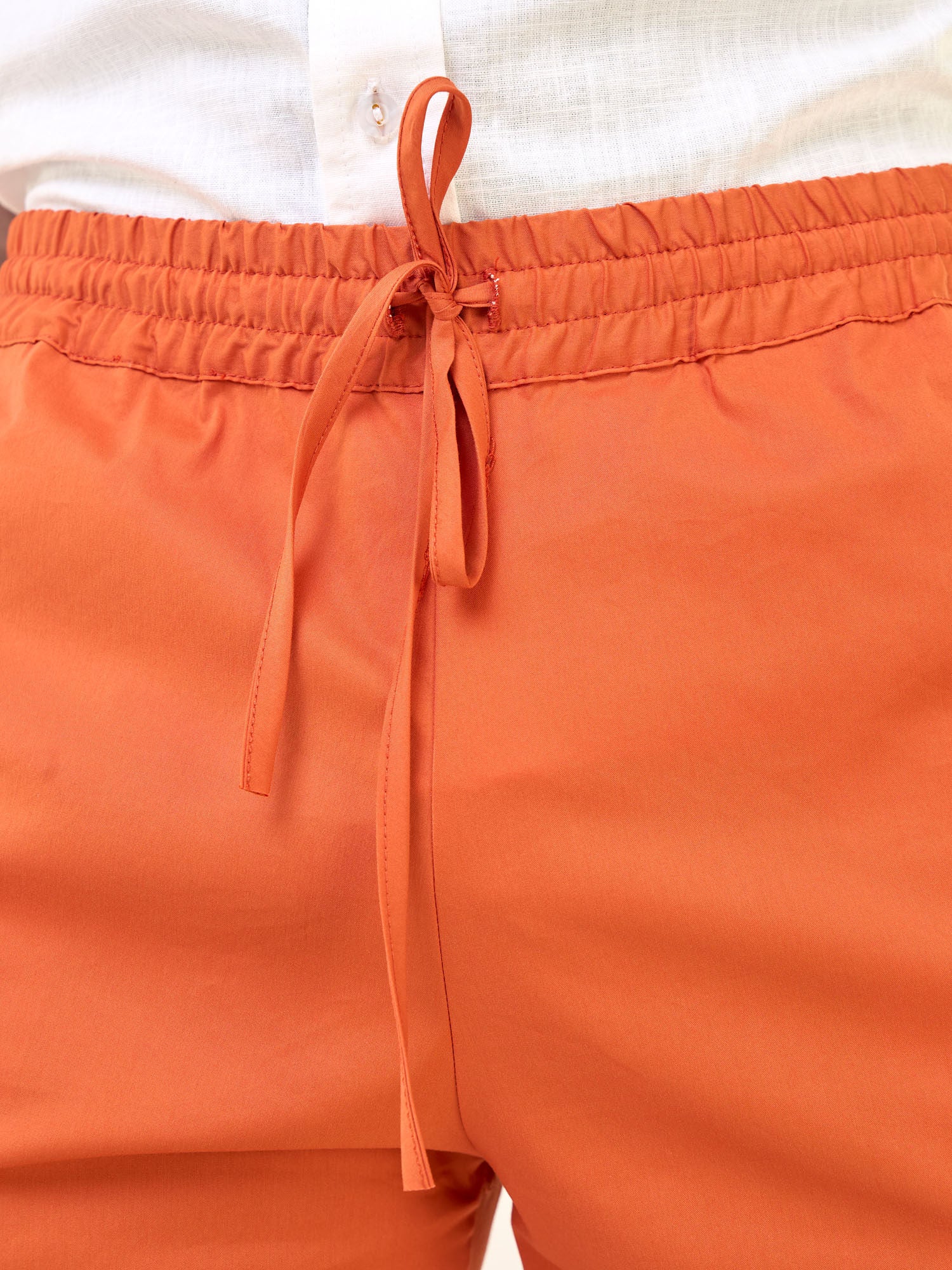 Safari Njano Men's Knee Length Shorts - Rust