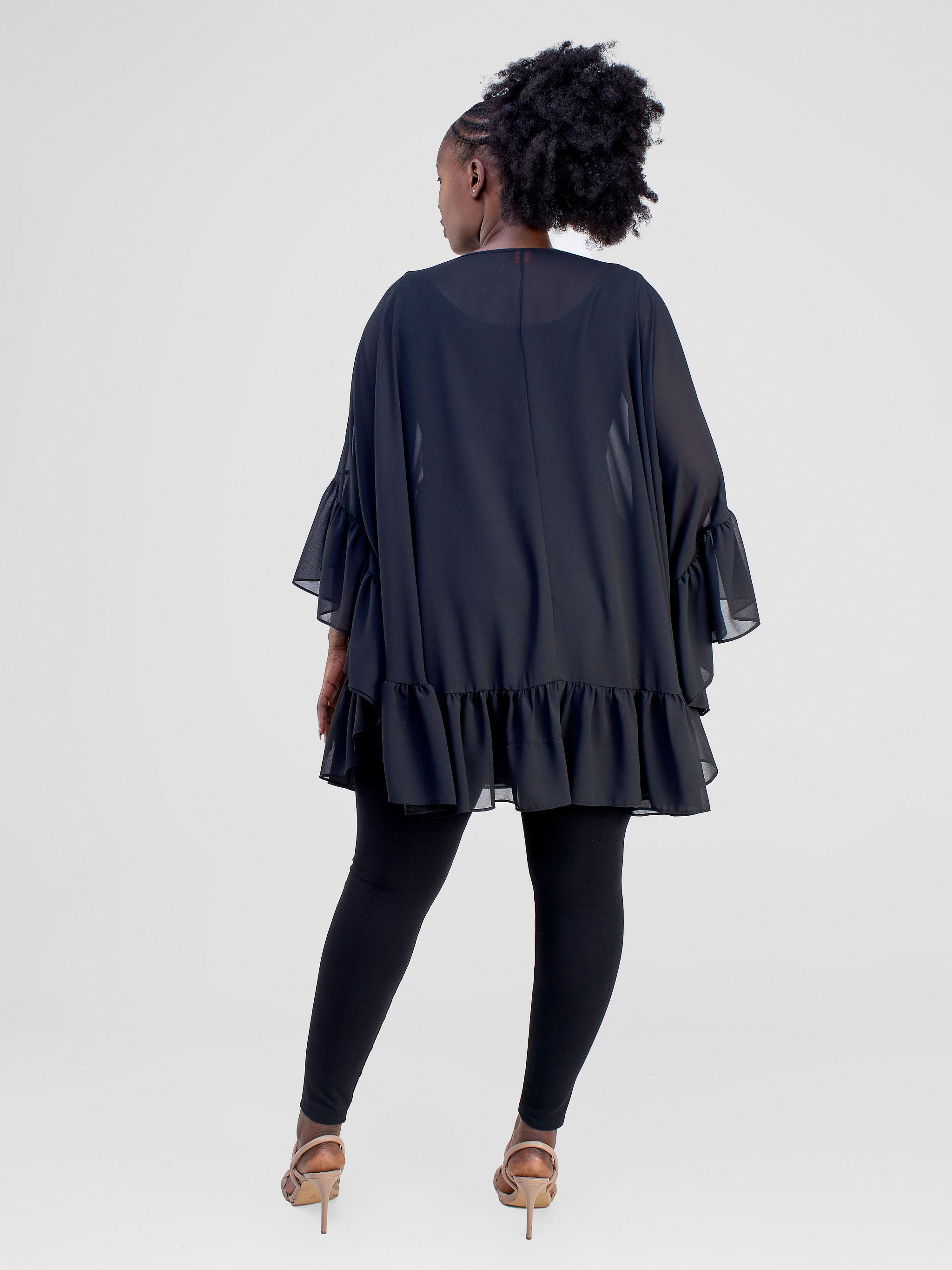 Vivo Malindi Tunic Top - Black