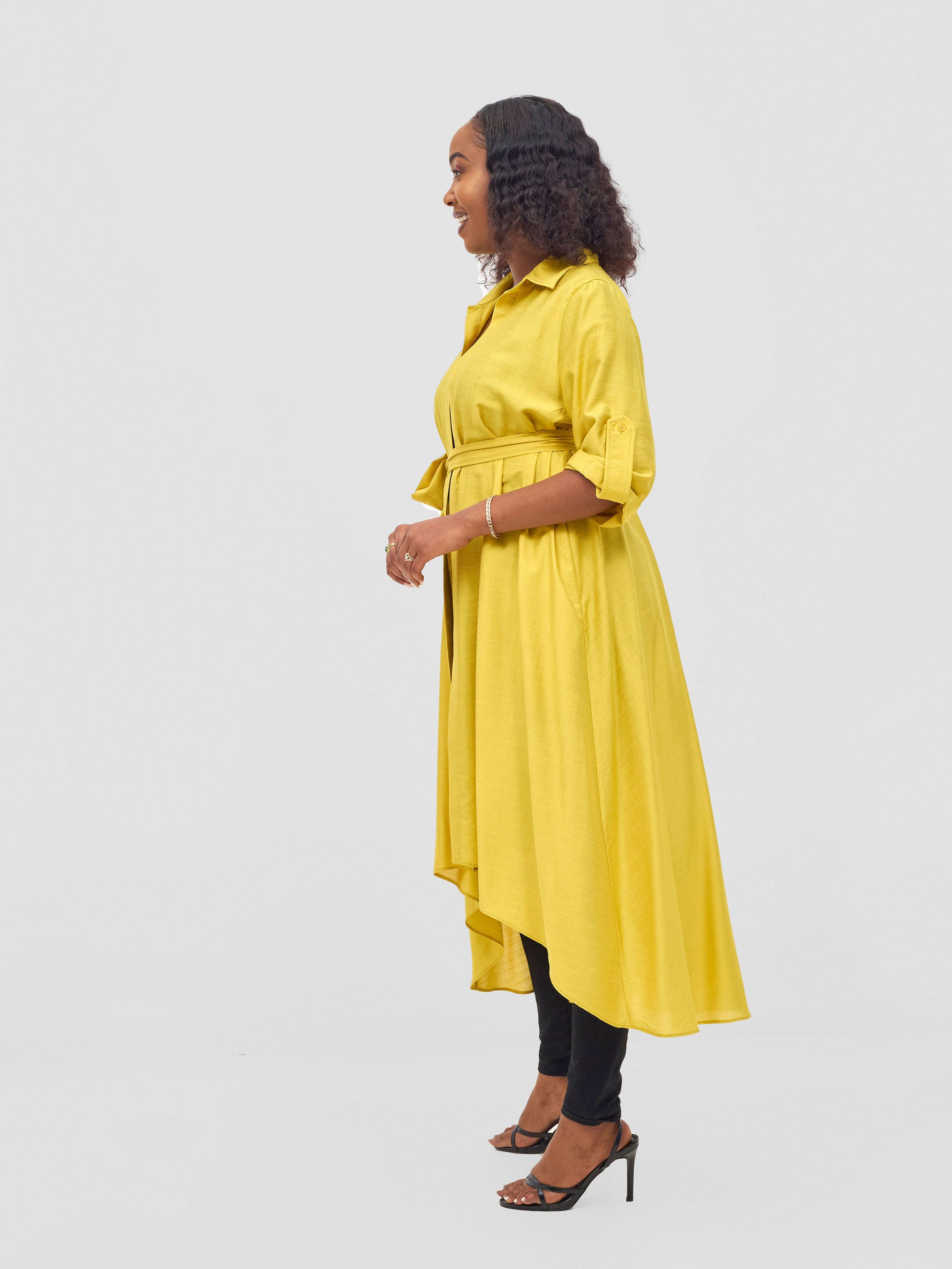 Vivo Ava 3/4 Sleeve Kimono -Light Olive