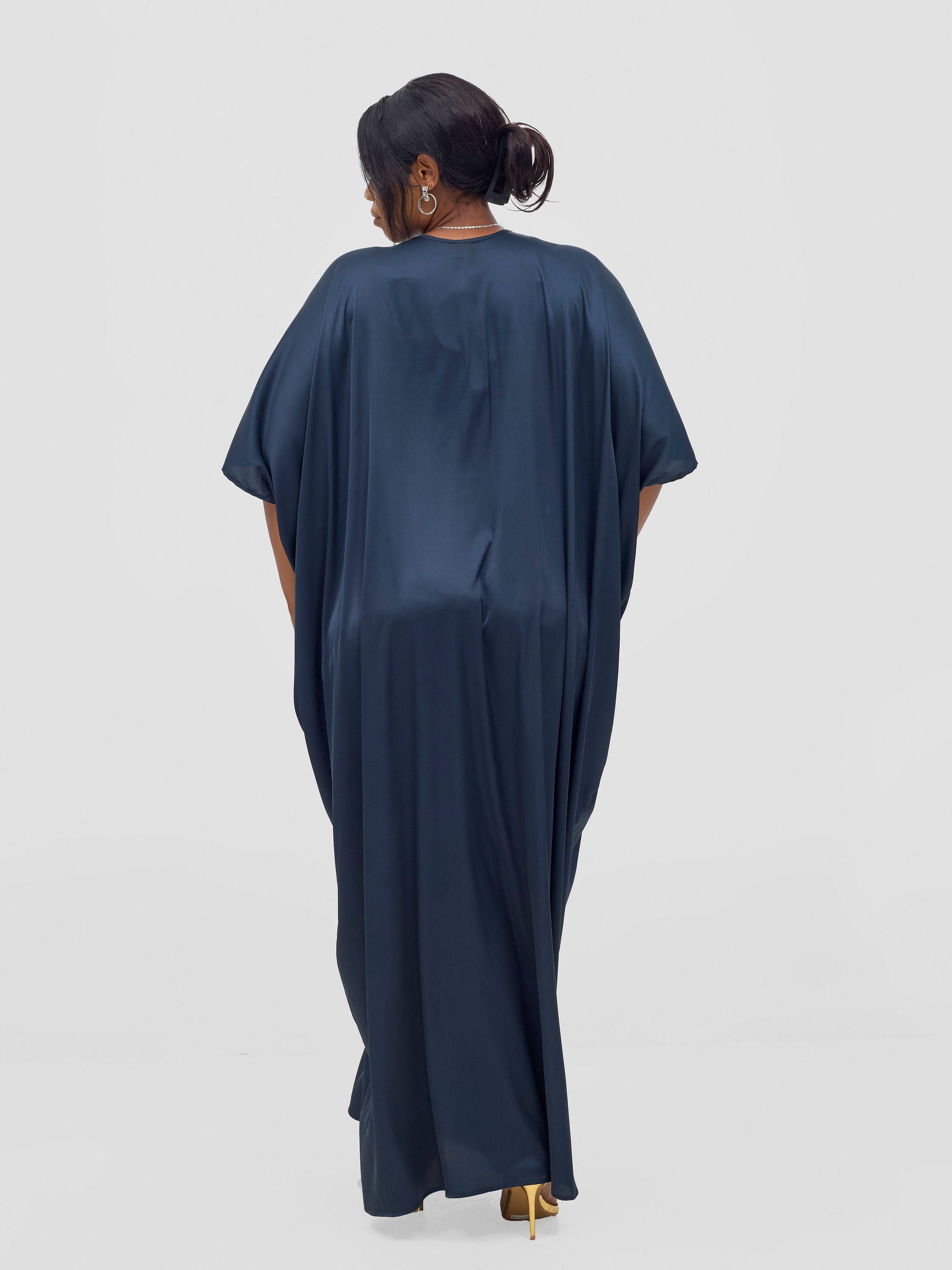 Vivo Sarabi Panelled V-Neck Kaftan - Teal