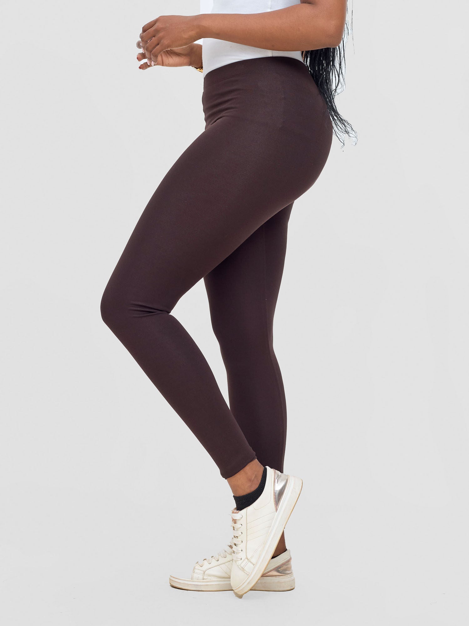 Vivo Val Full Length Leggings - Chocolate