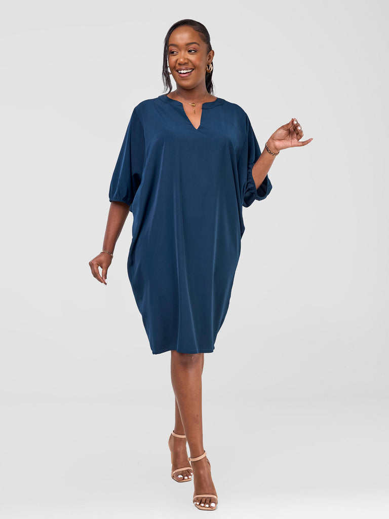 Vivo Reba Dolman Dress - Dark Teal