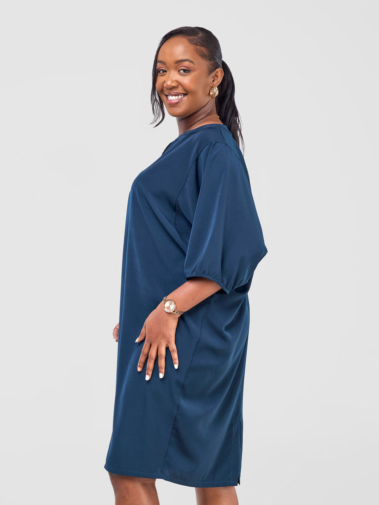 Vivo Reba Dolman Dress - Dark Teal