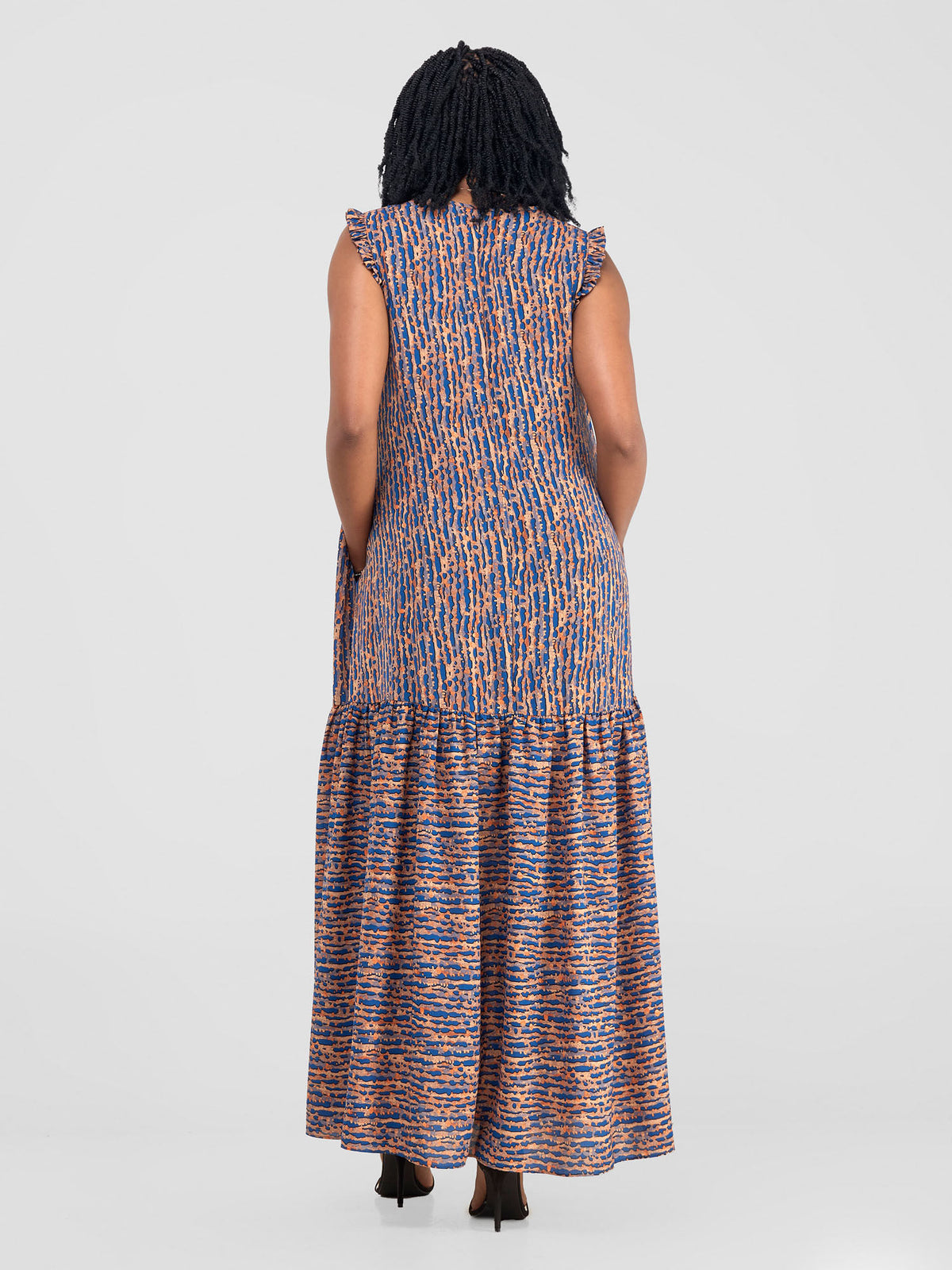 Vivo Basic Kena Tent Maxi Dress - Black