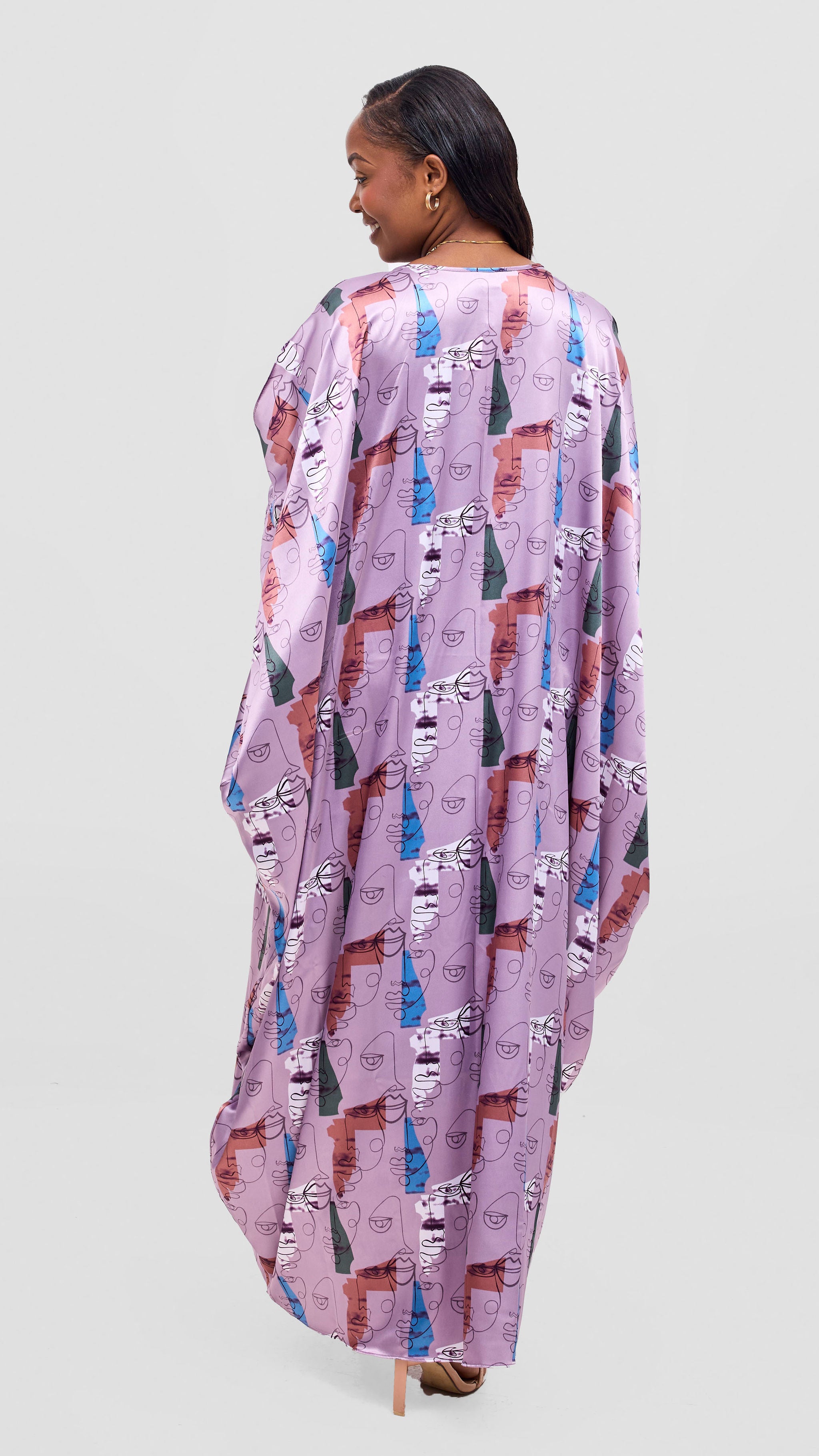 Vivo Lani Maxi Dress - Pink Print