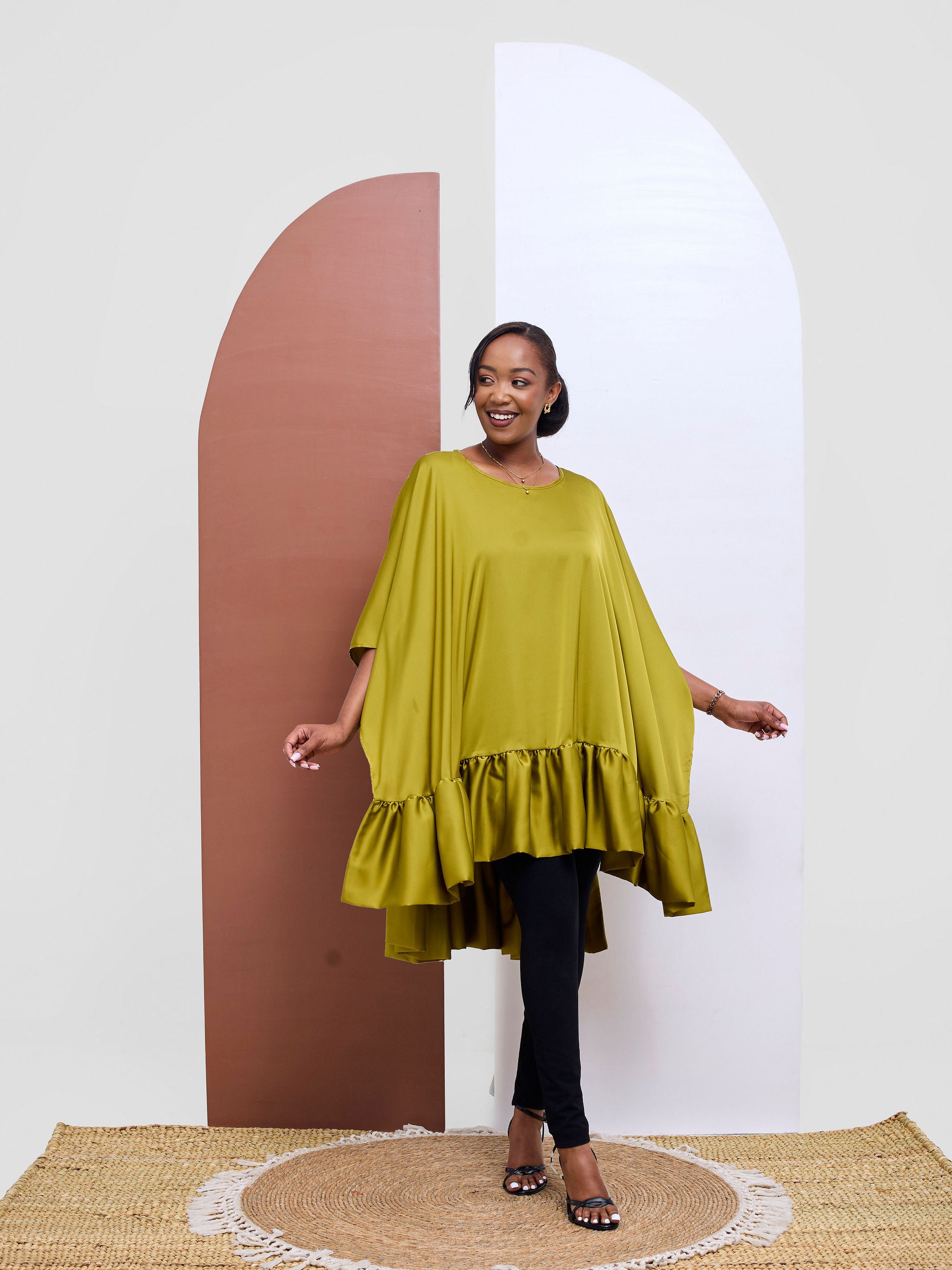 Vivo Kelemi 4.0 Frilled Wide Top - Olive