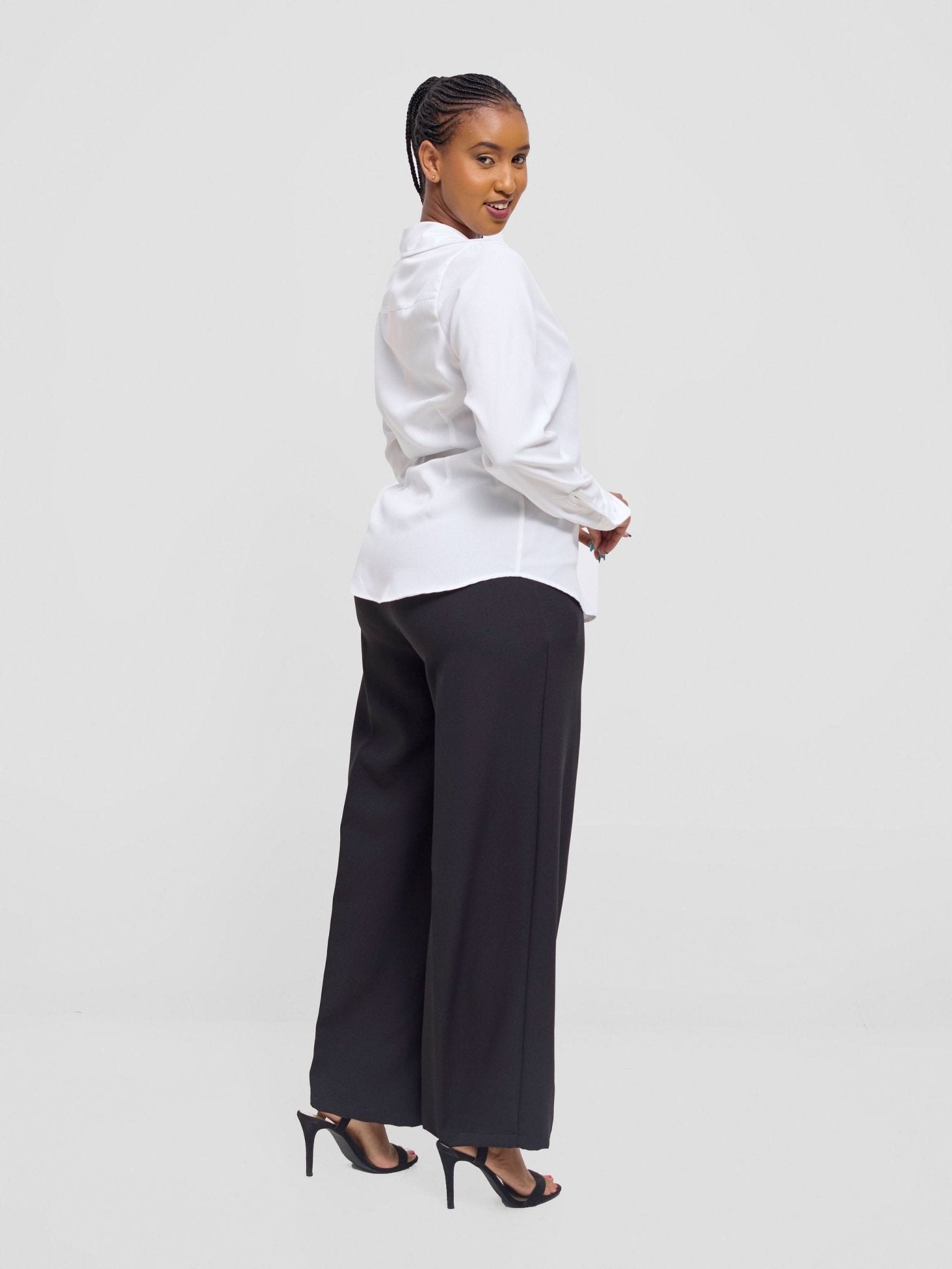 Vivo Pesi Basic Long Sleeve Shirt - White Stripes