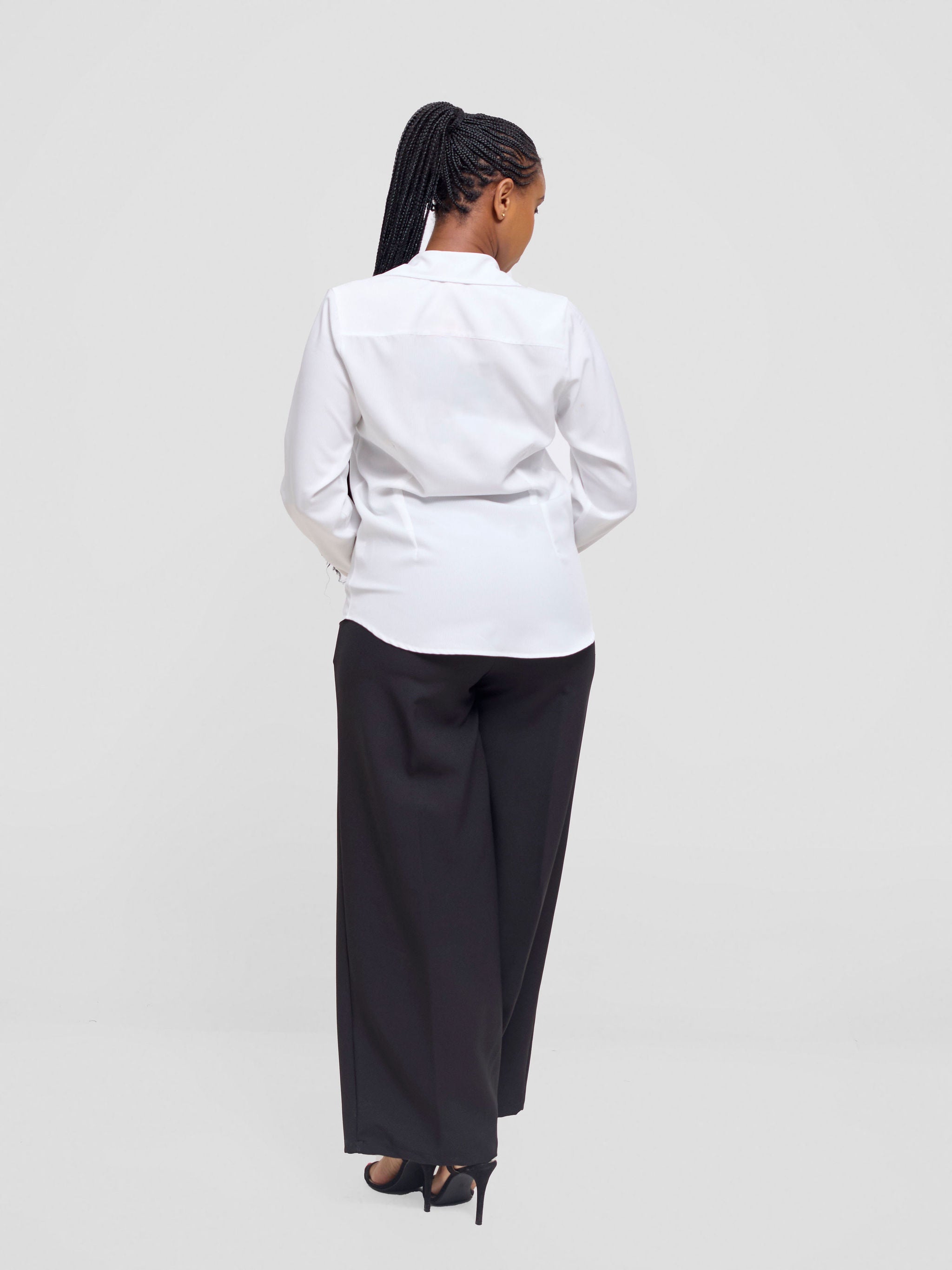 Vivo Pesi Basic Long Sleeve Shirt - White Stripes